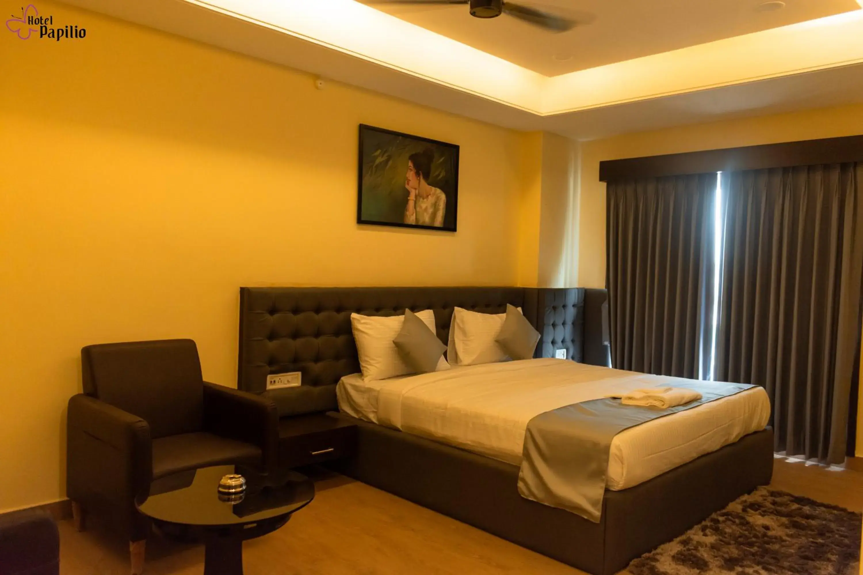 Bed in HOTEL PAPILIO Bed in HOTEL PAPILIO