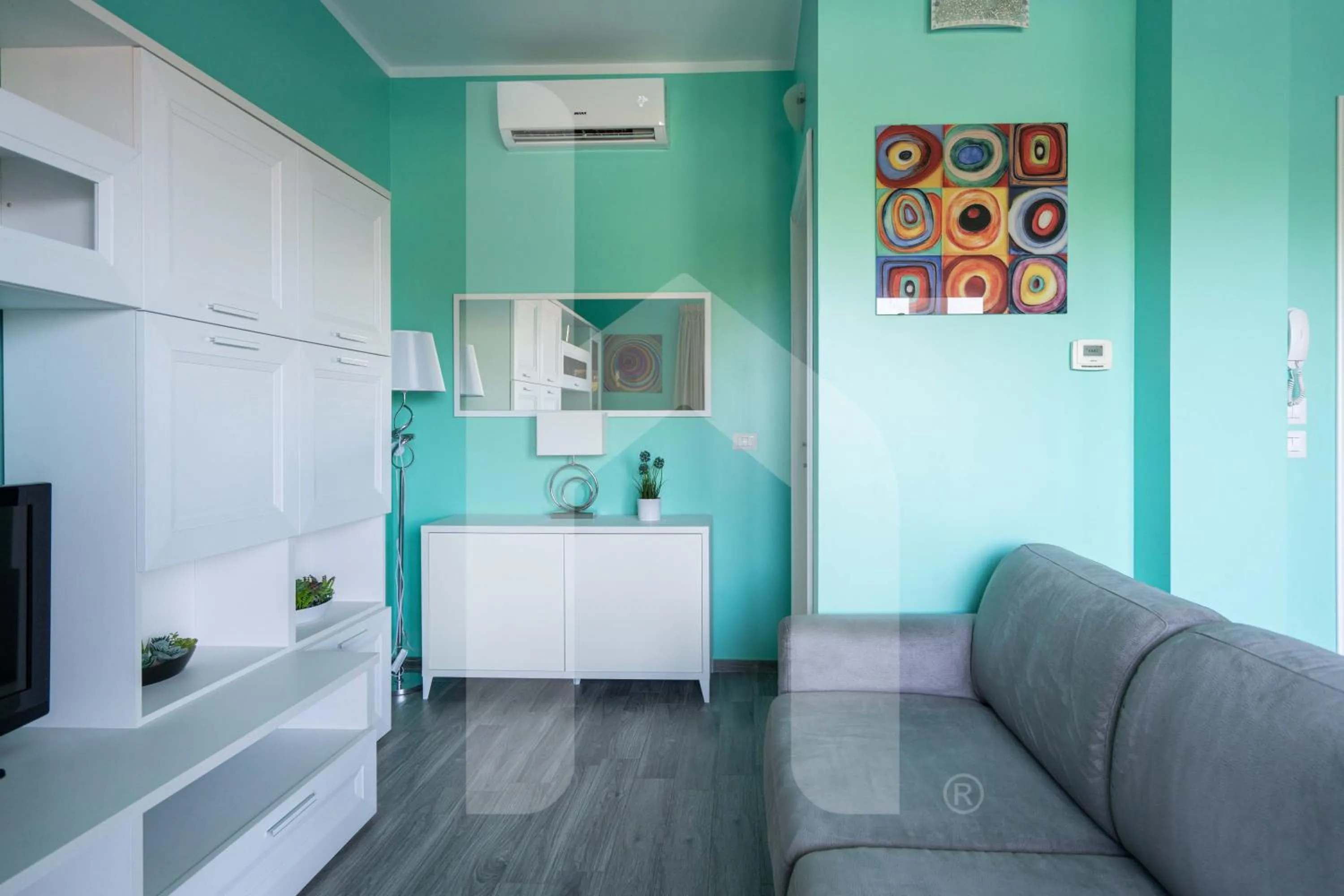 Living room in Homiday - Residence Mykonos