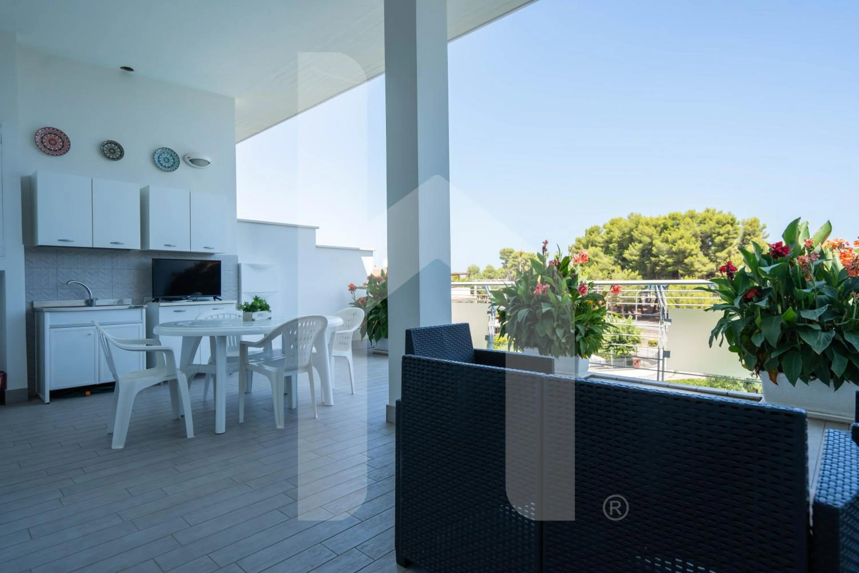 Patio in Homiday - Residence Mykonos