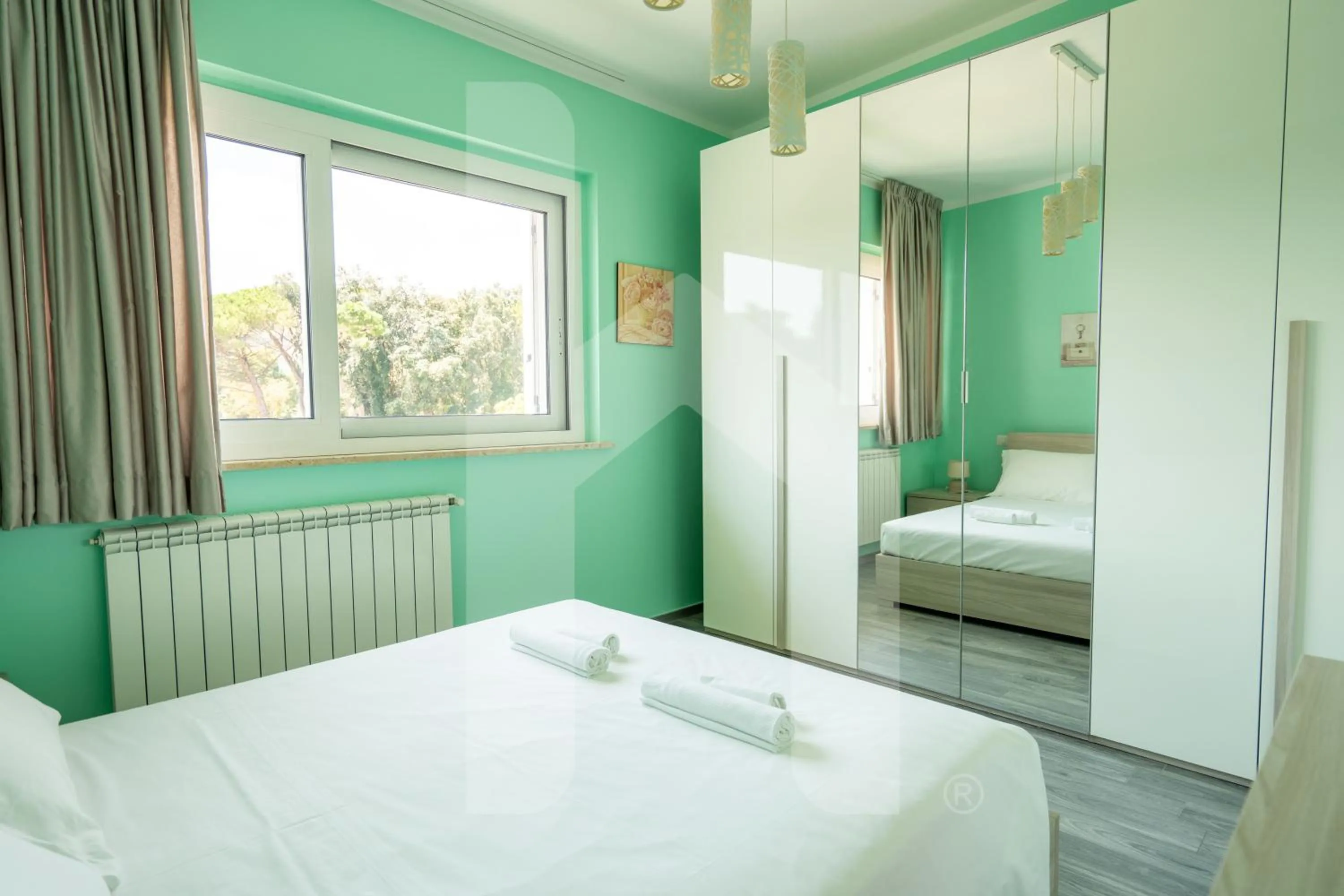 Bed in Homiday - Residence Mykonos