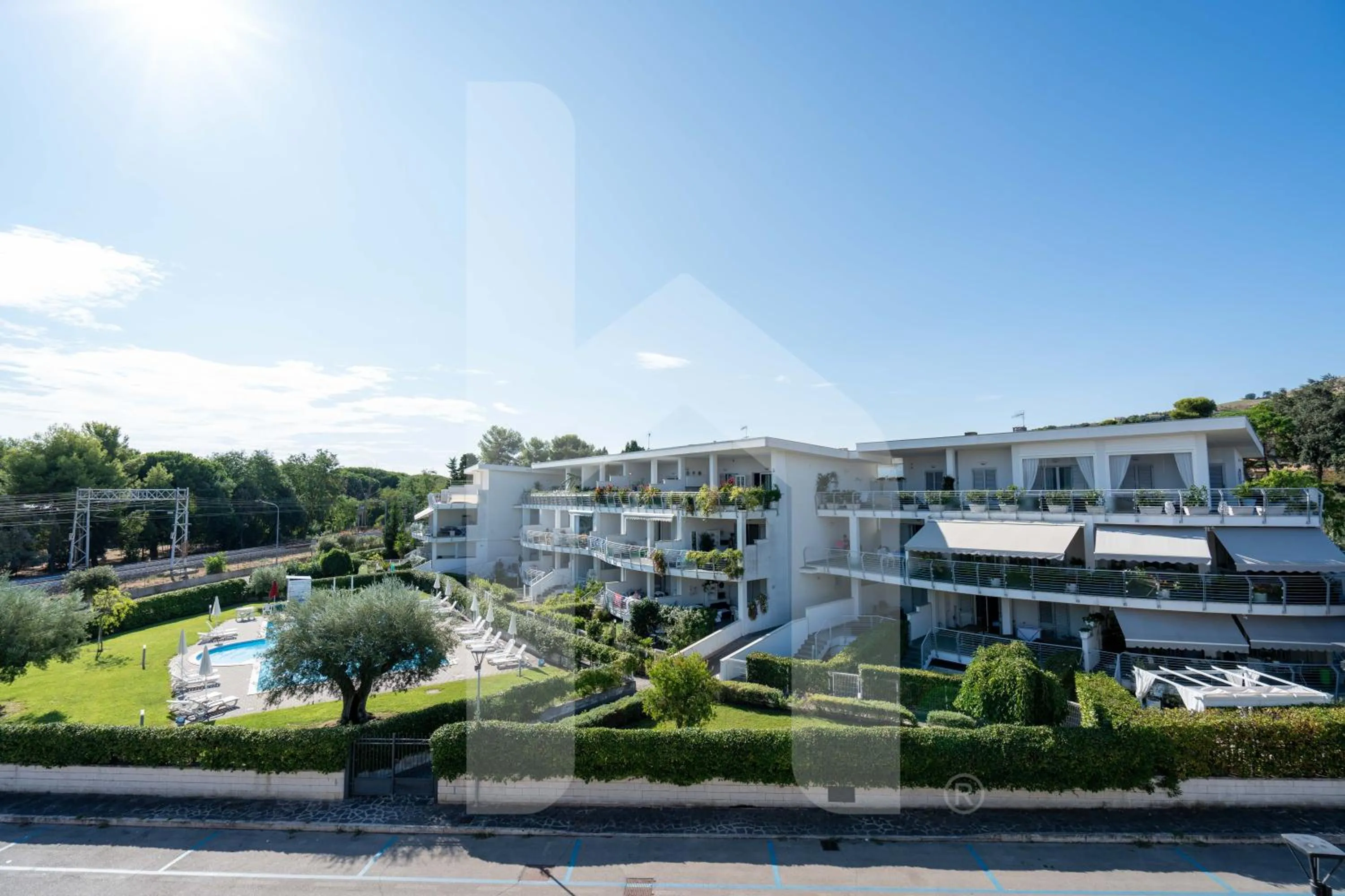 Garden view in Homiday - Residence Mykonos
