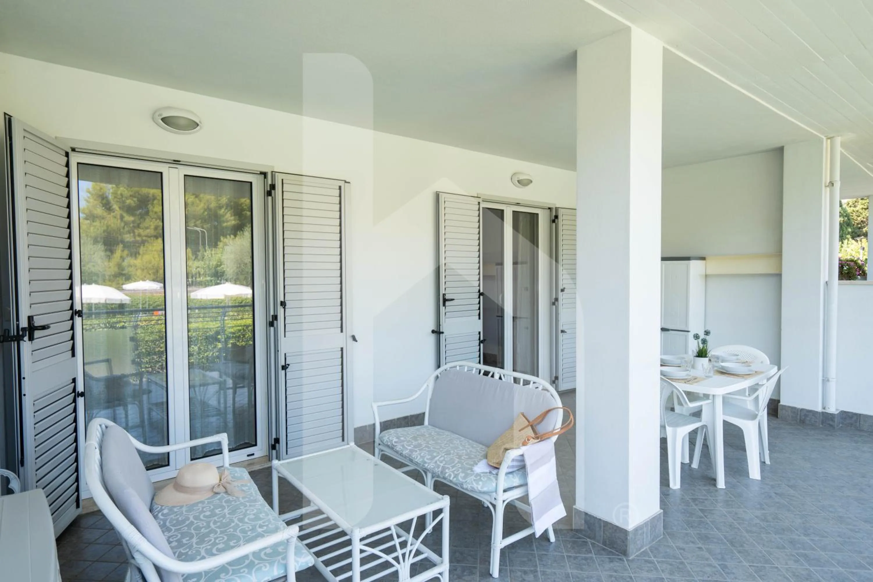 Balcony/Terrace in Homiday - Residence Mykonos