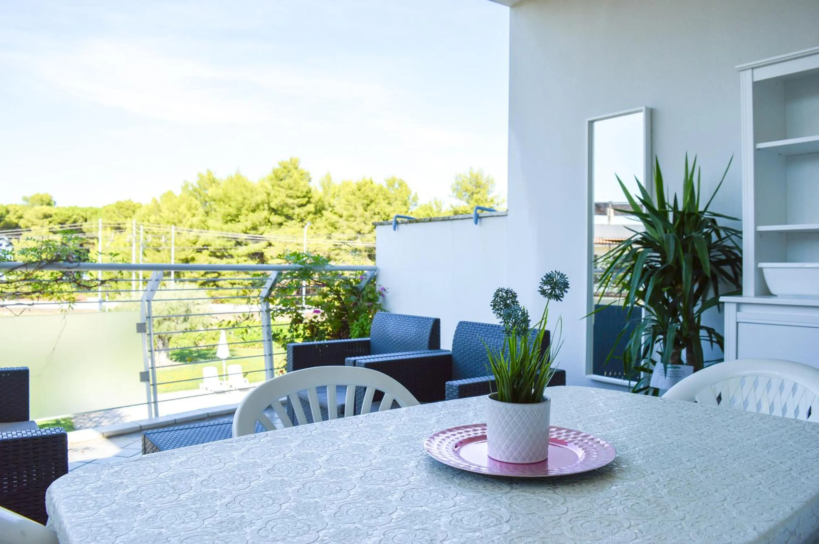 Balcony/Terrace in Homiday - Residence Mykonos