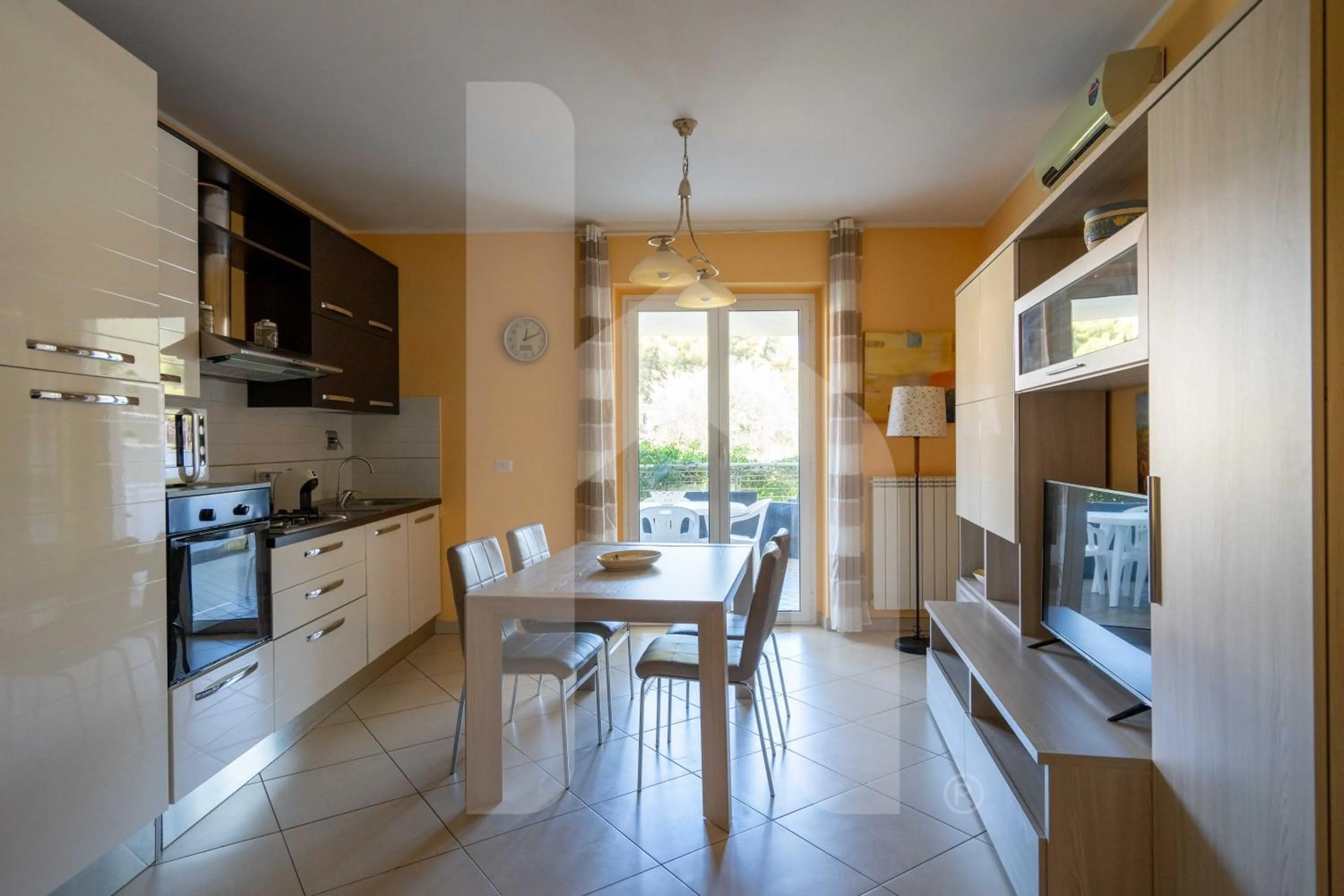 Kitchen or kitchenette in Homiday - Residence Mykonos