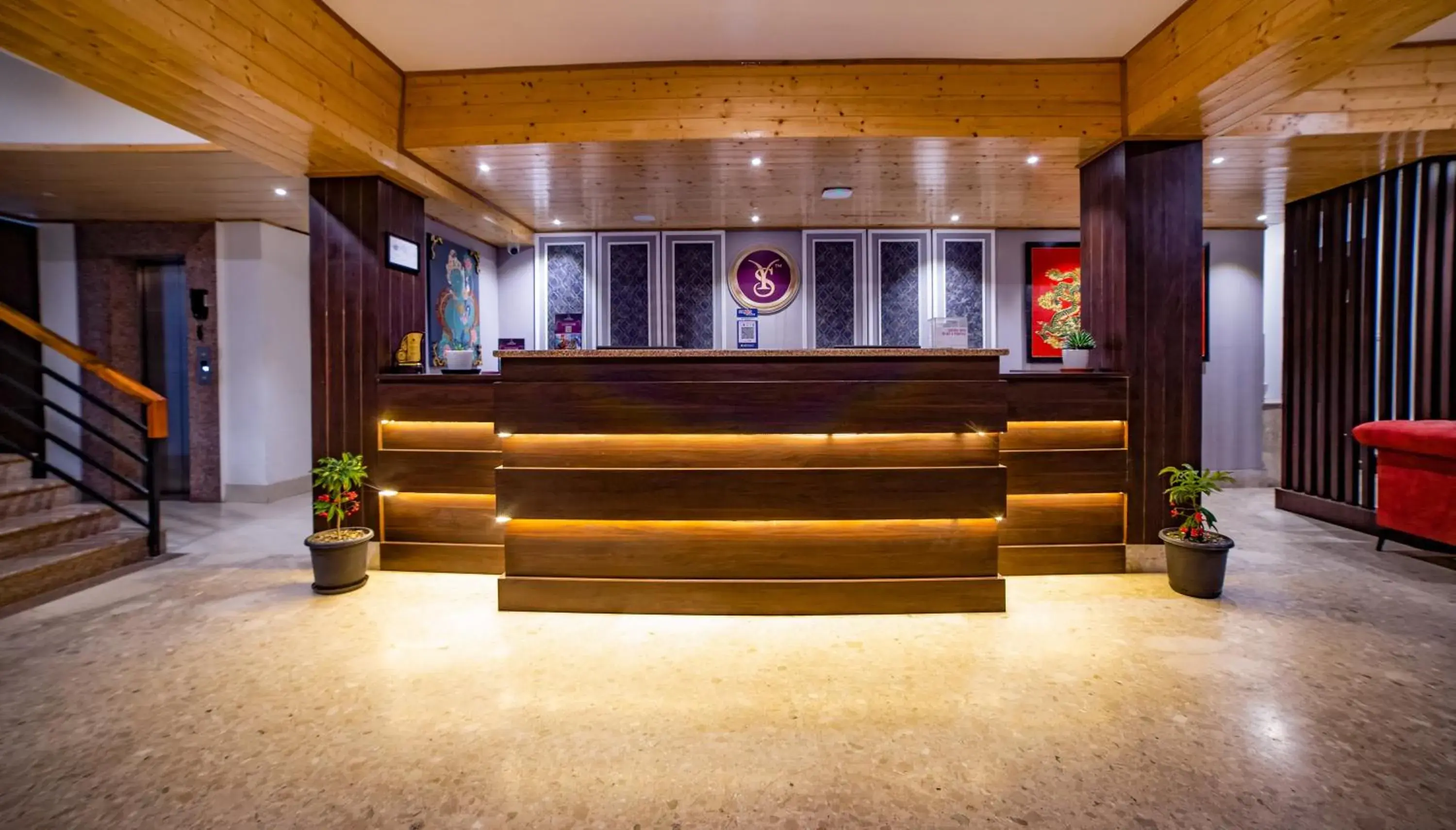Lobby or reception in Sumitel Pelling Lobby or reception in Sumitel Pelling
