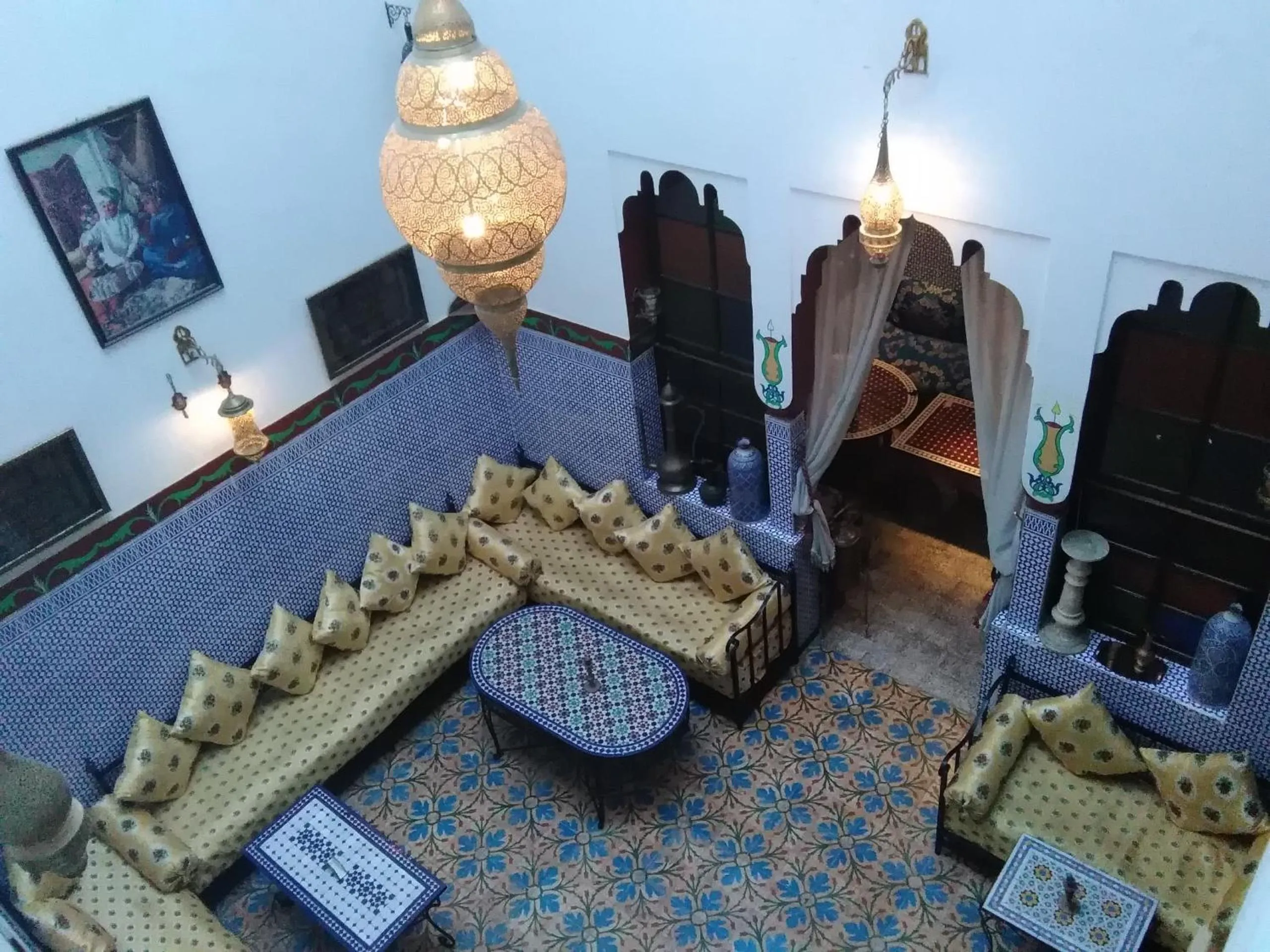 Living room in Maison Adam