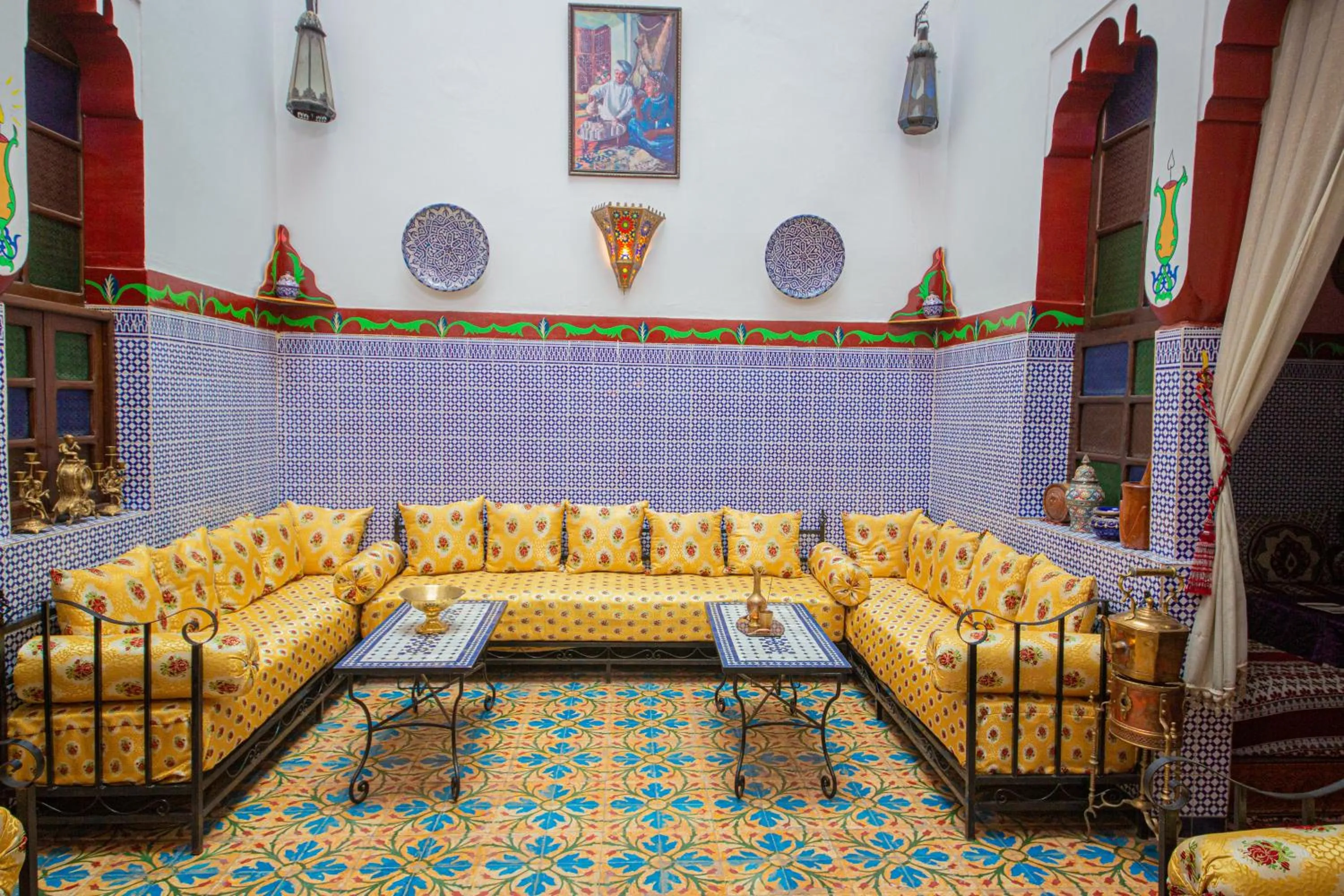 Living room in Maison Adam