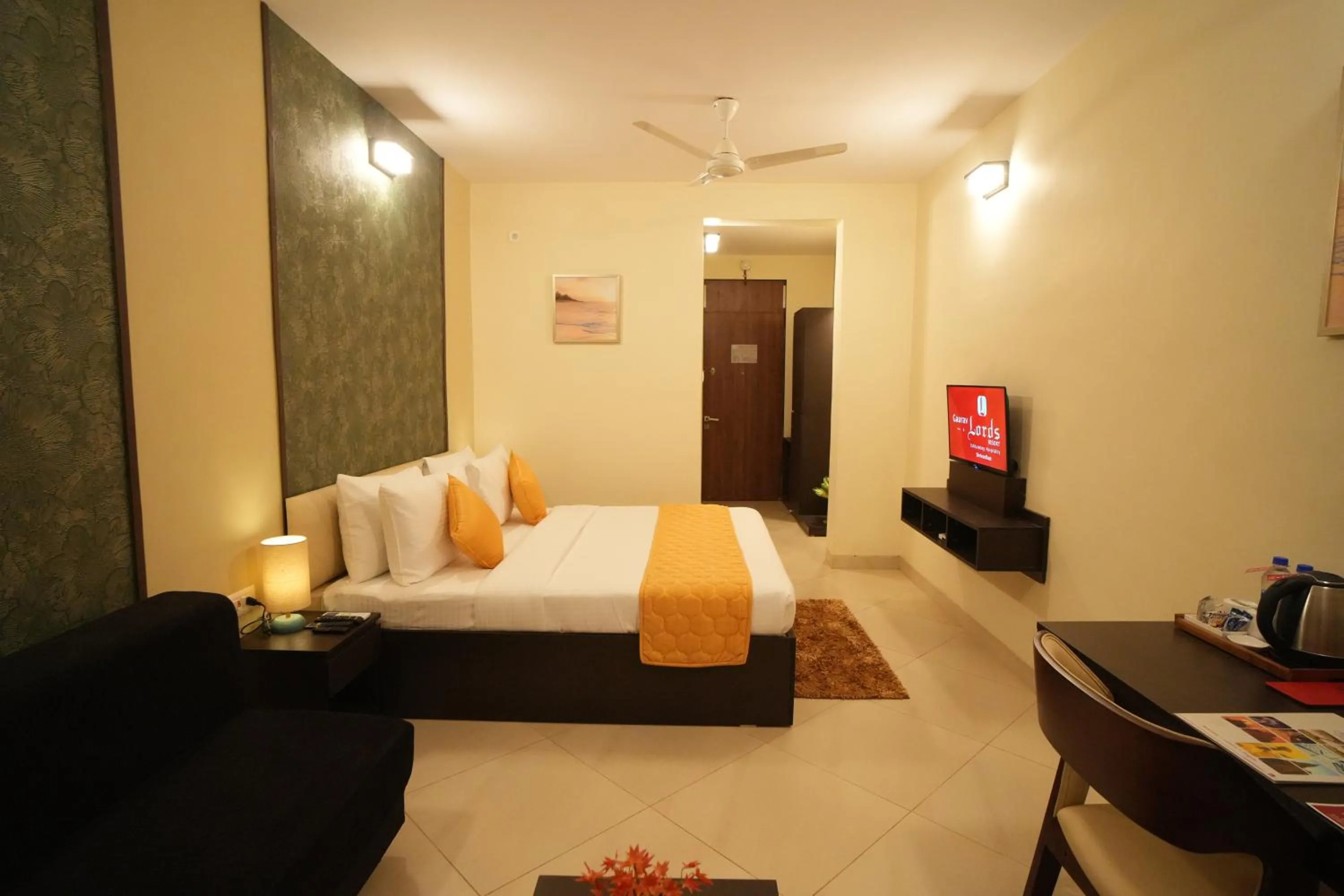 Bed in Gaurav Lords Resort