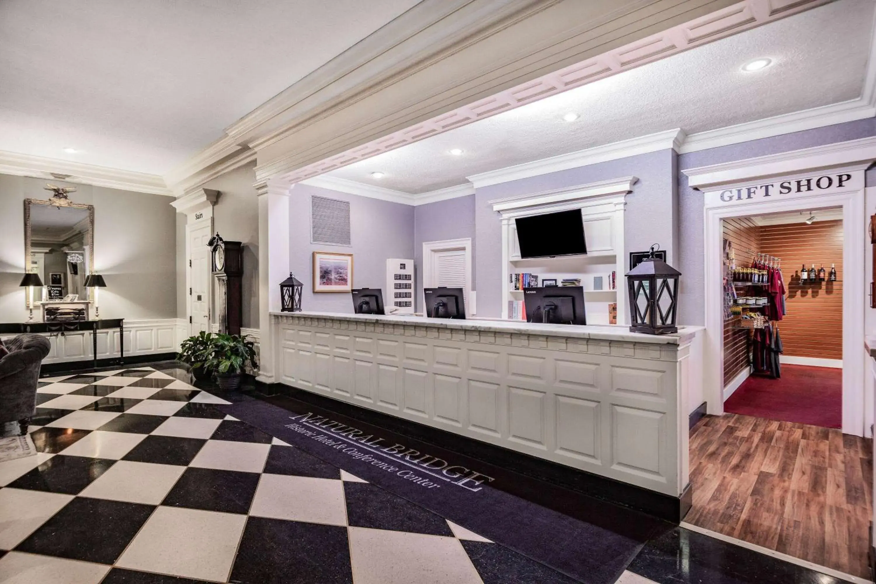 Lobby or reception in Natural Bridge Hotel, Trademark Collection by Wyndham Lobby or reception in Natural Bridge Hotel, Trademark Collection by Wyndham