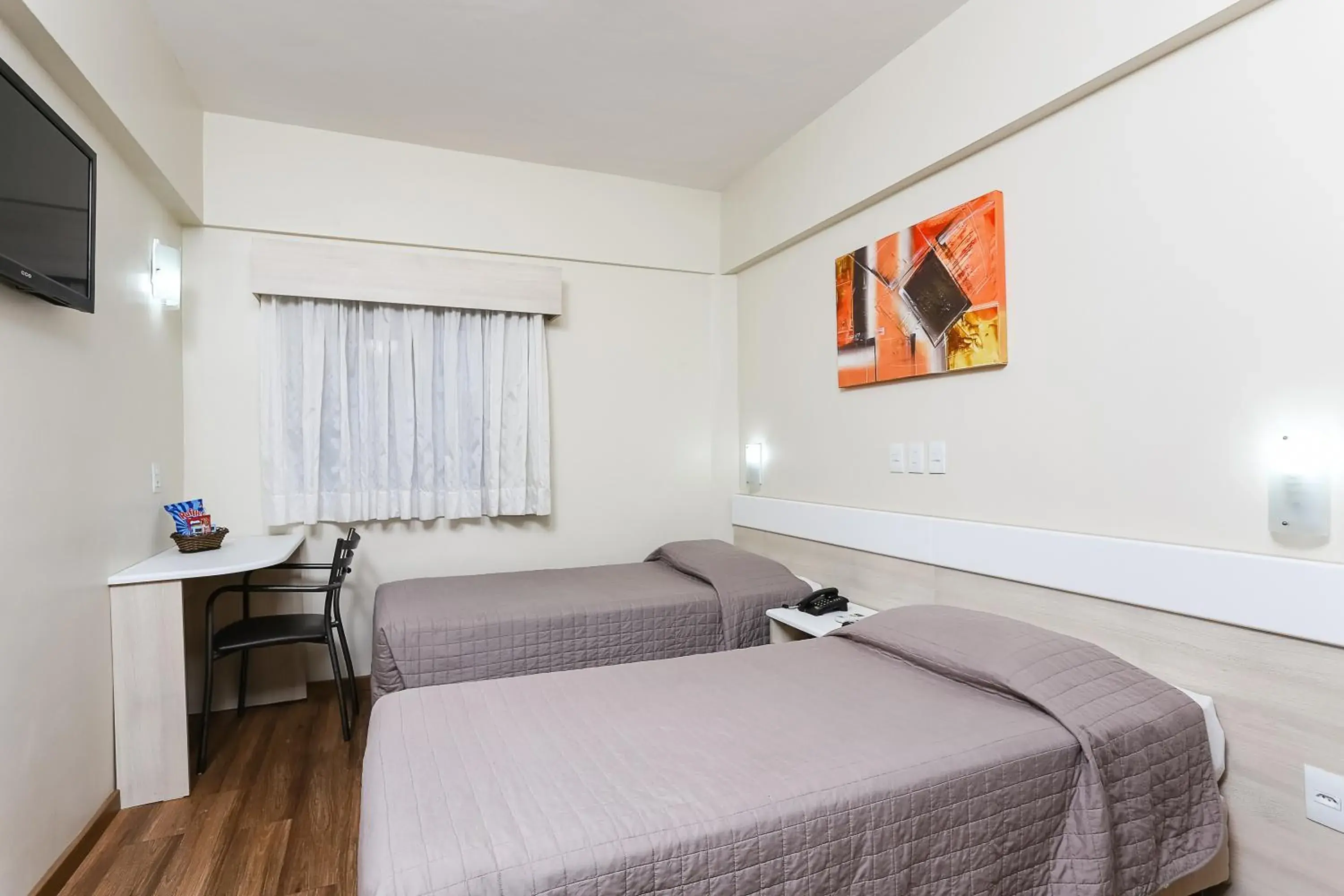 Standard Twin Room - single occupancy in Hotel Express Rodoviária Standard Twin Room - single occupancy in Hotel Express Rodoviária