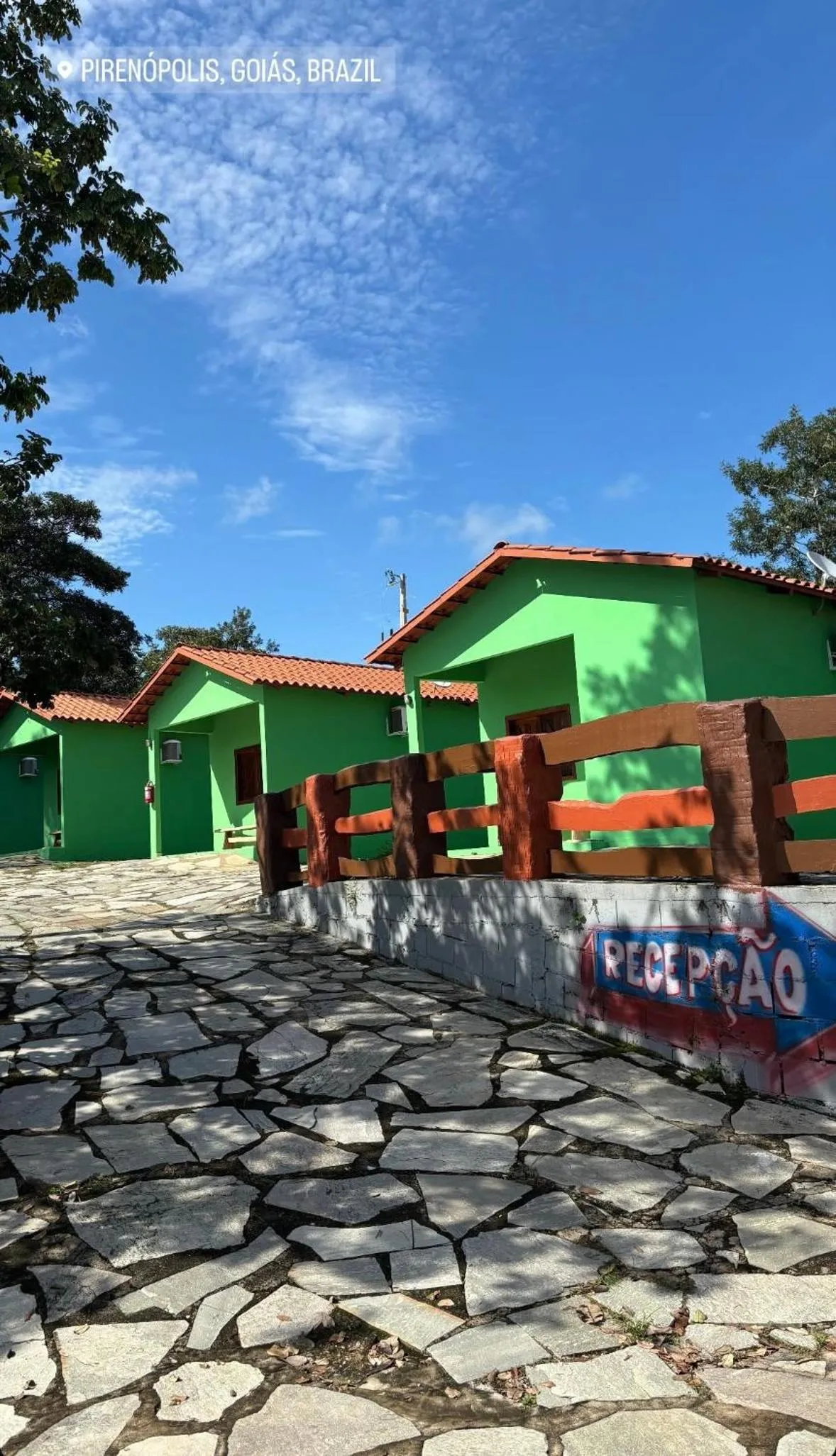 Property building in Pousada Cascata de Pedra