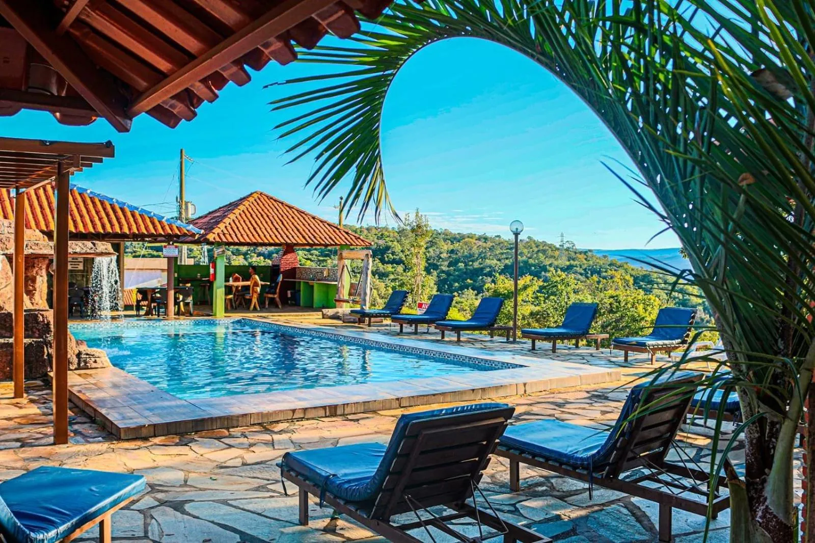 Swimming pool in Pousada Cascata de Pedra
