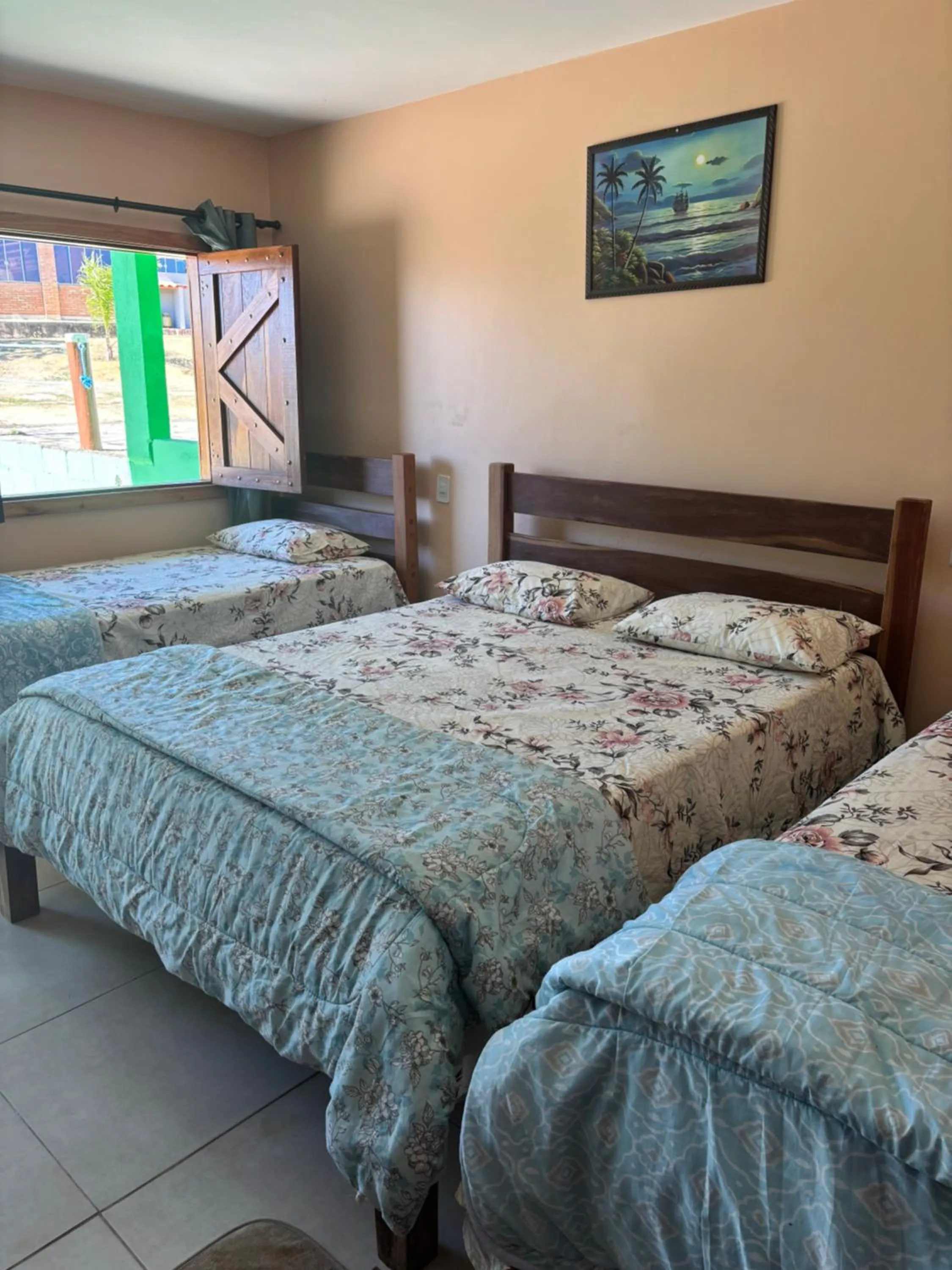 Bed in Pousada Cascata de Pedra