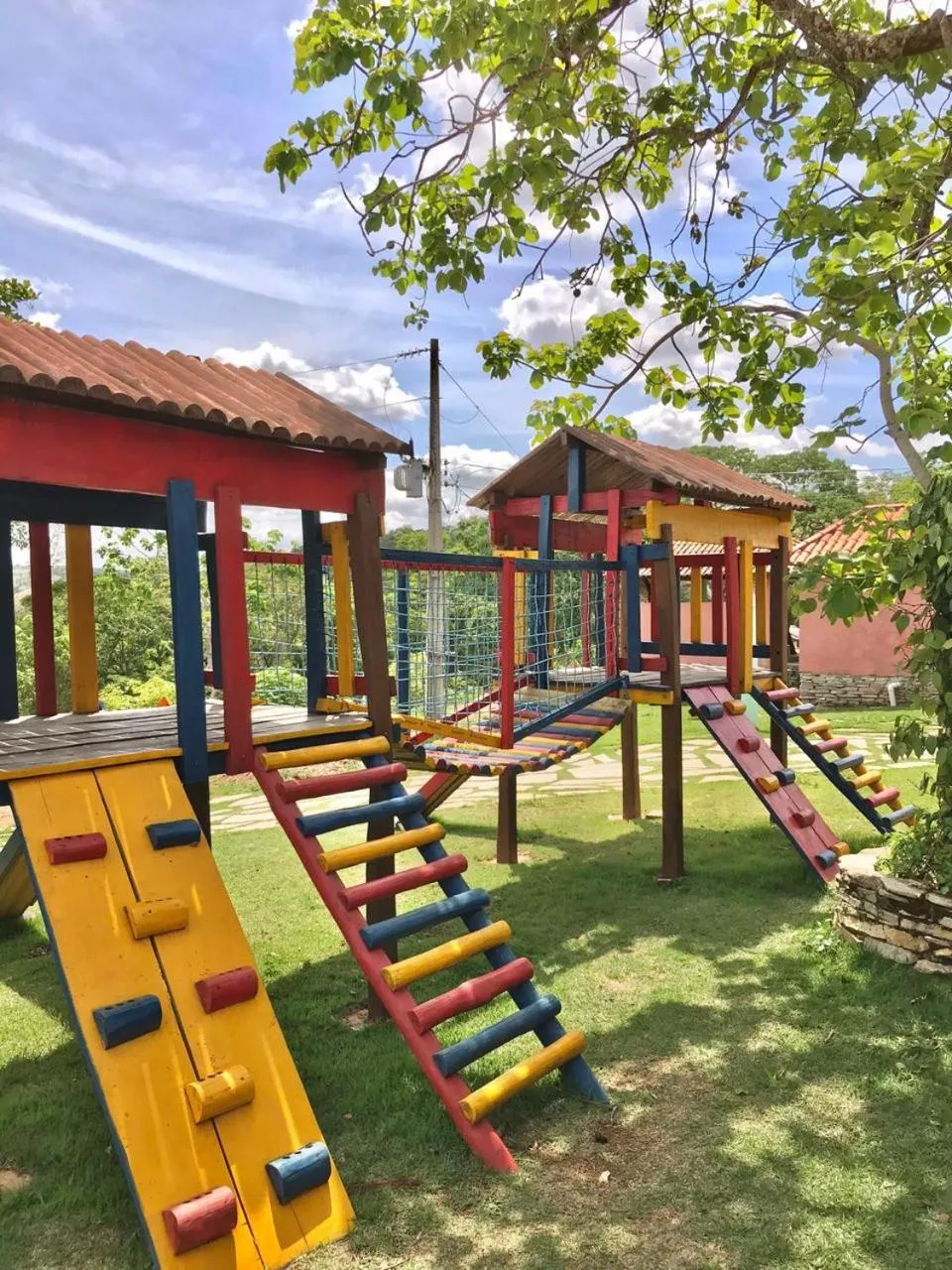 Children play ground in Pousada Cascata de Pedra