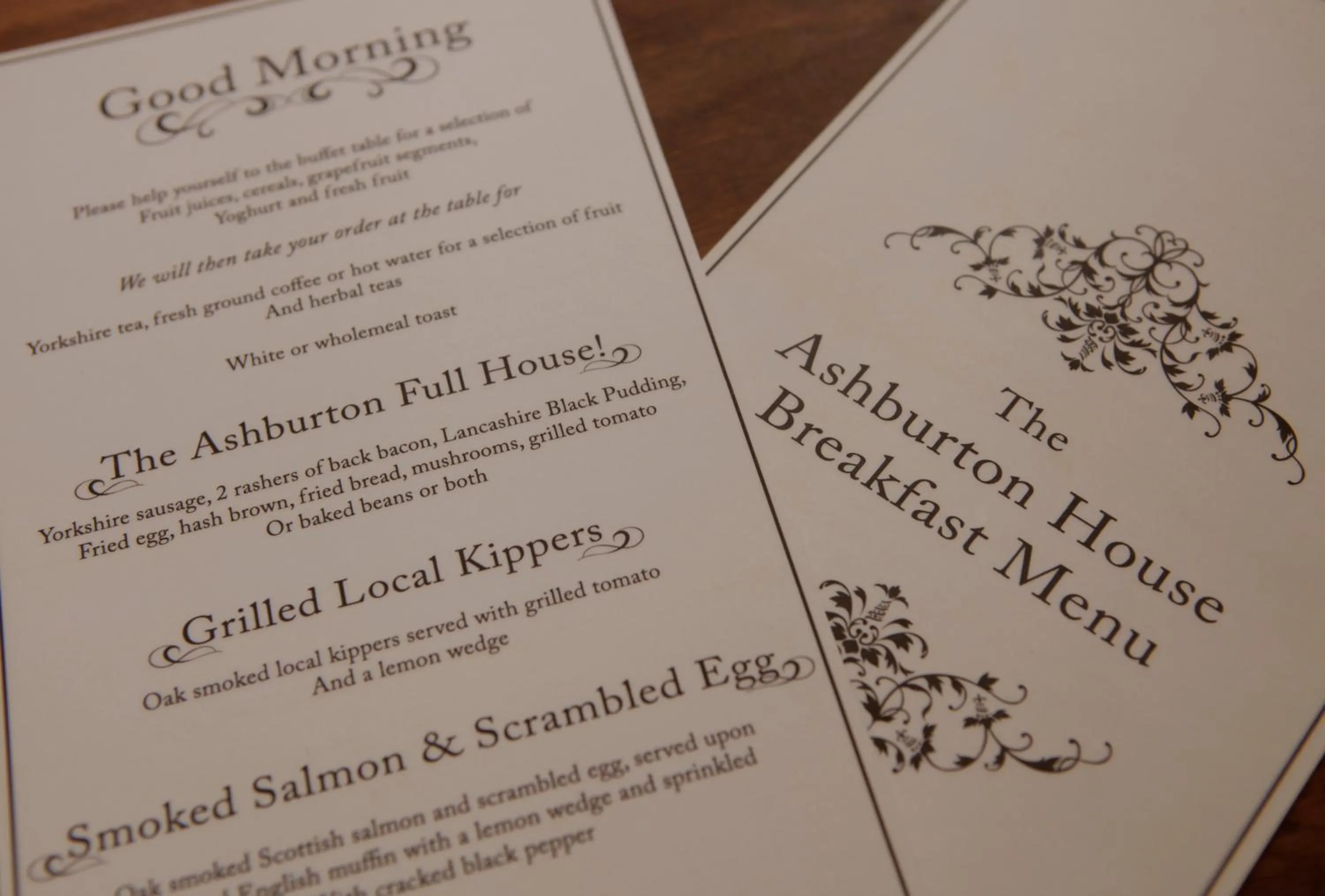 Restaurant/places to eat in Ashburton House - B&B