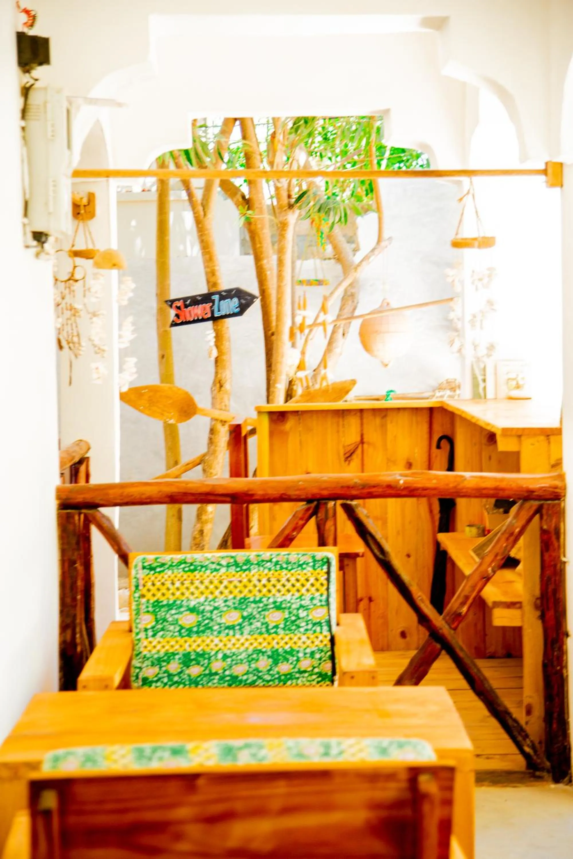 Balcony/Terrace in Pamoja Beach Stays Hotel in Jambiani