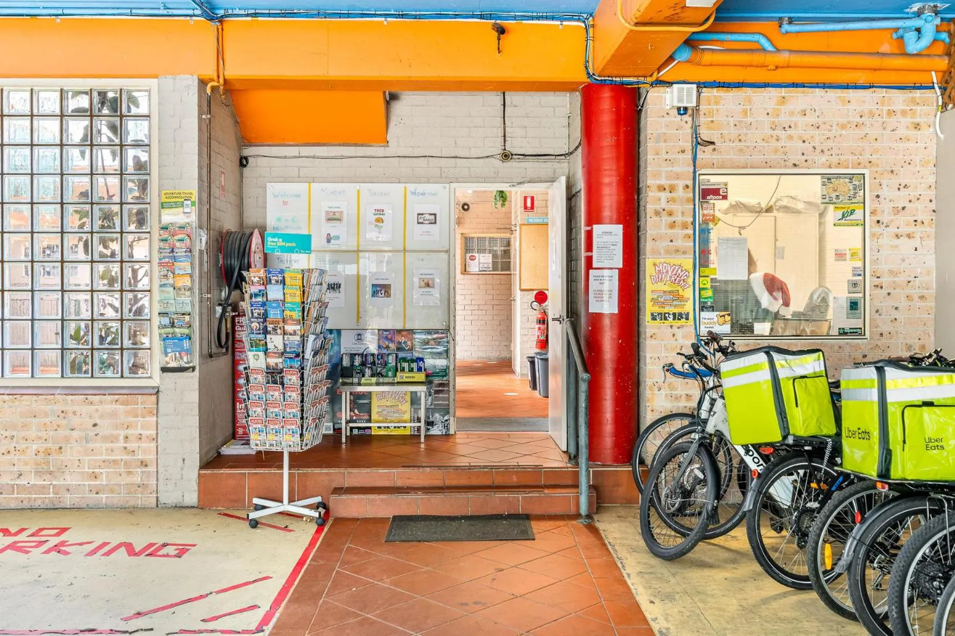 Lobby or reception in Newtown Backpackers