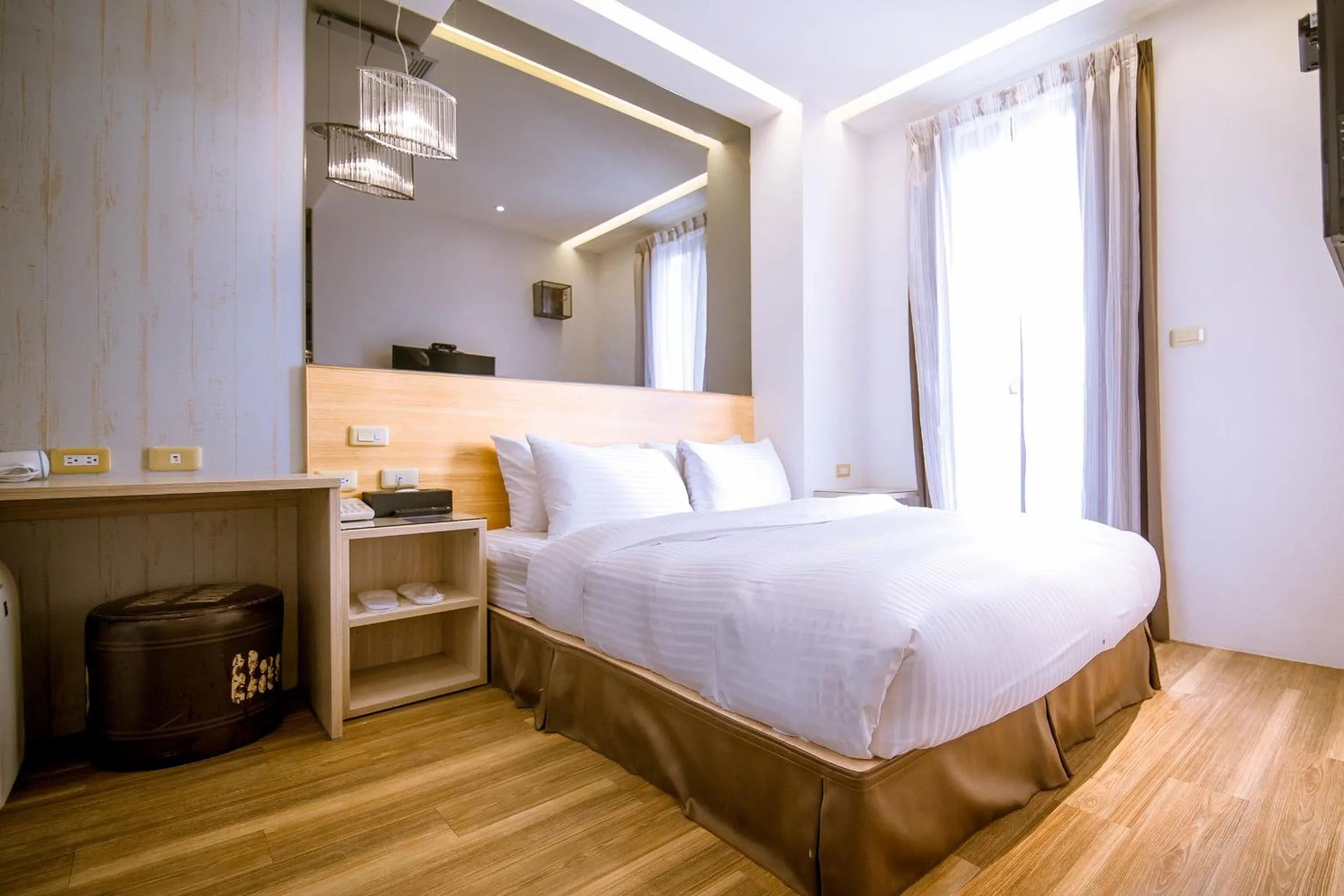 Photo of the whole room, Bed in CHECK inn Express Taichung FuXing Hall 2