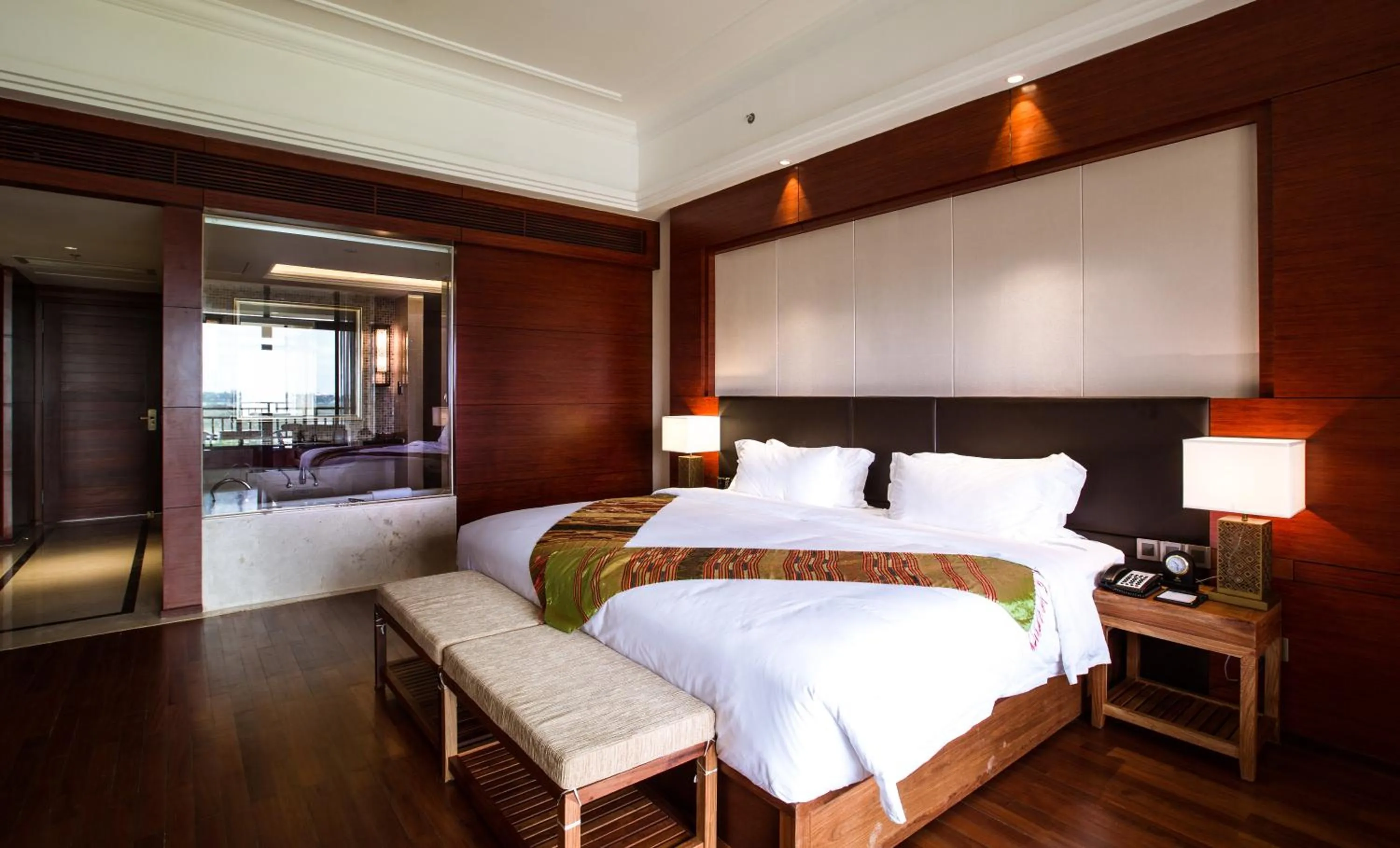 Bedroom, Bed in Landmark Mekong Riverside Hotel