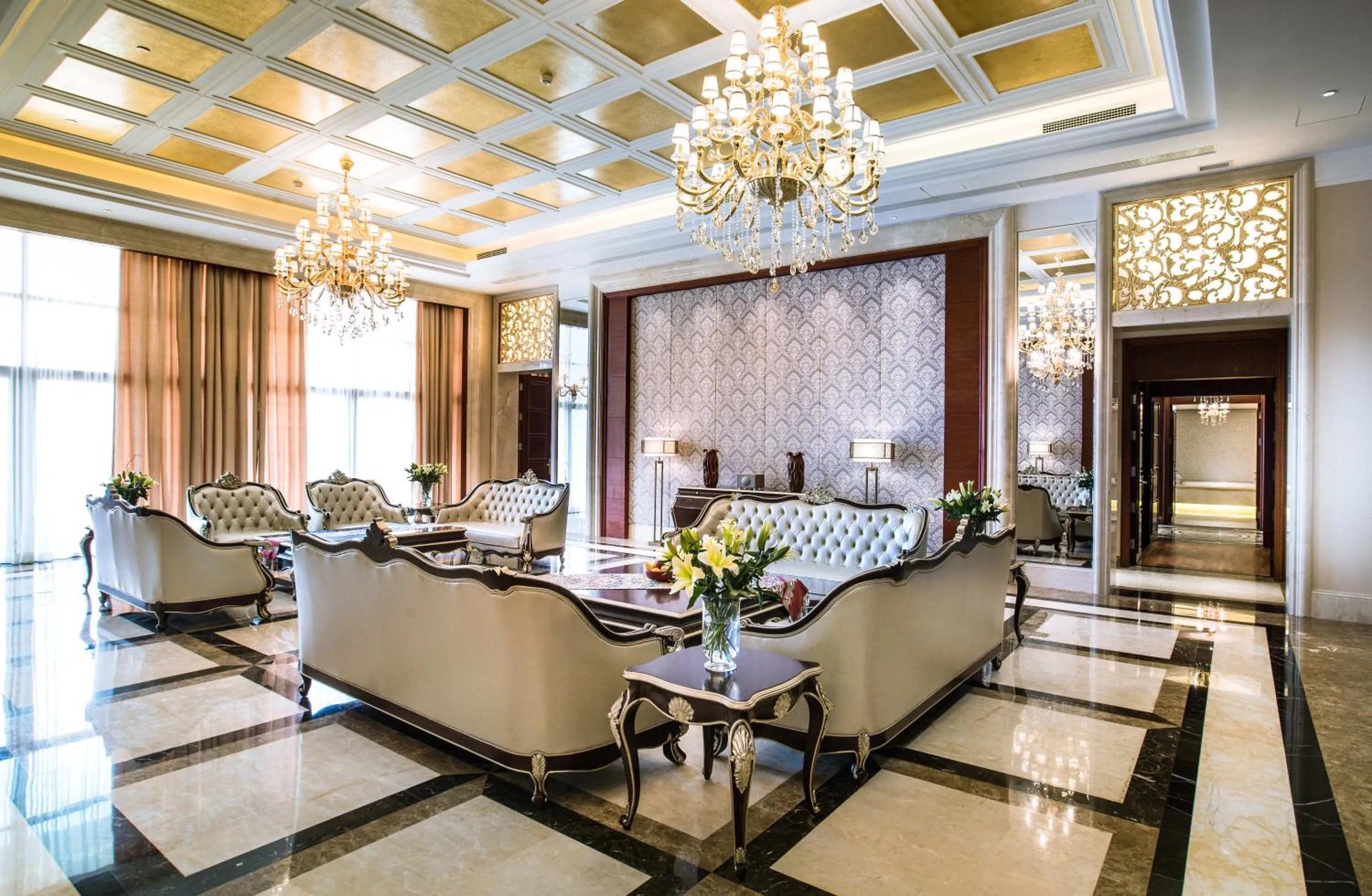 Decorative detail in Landmark Mekong Riverside Hotel