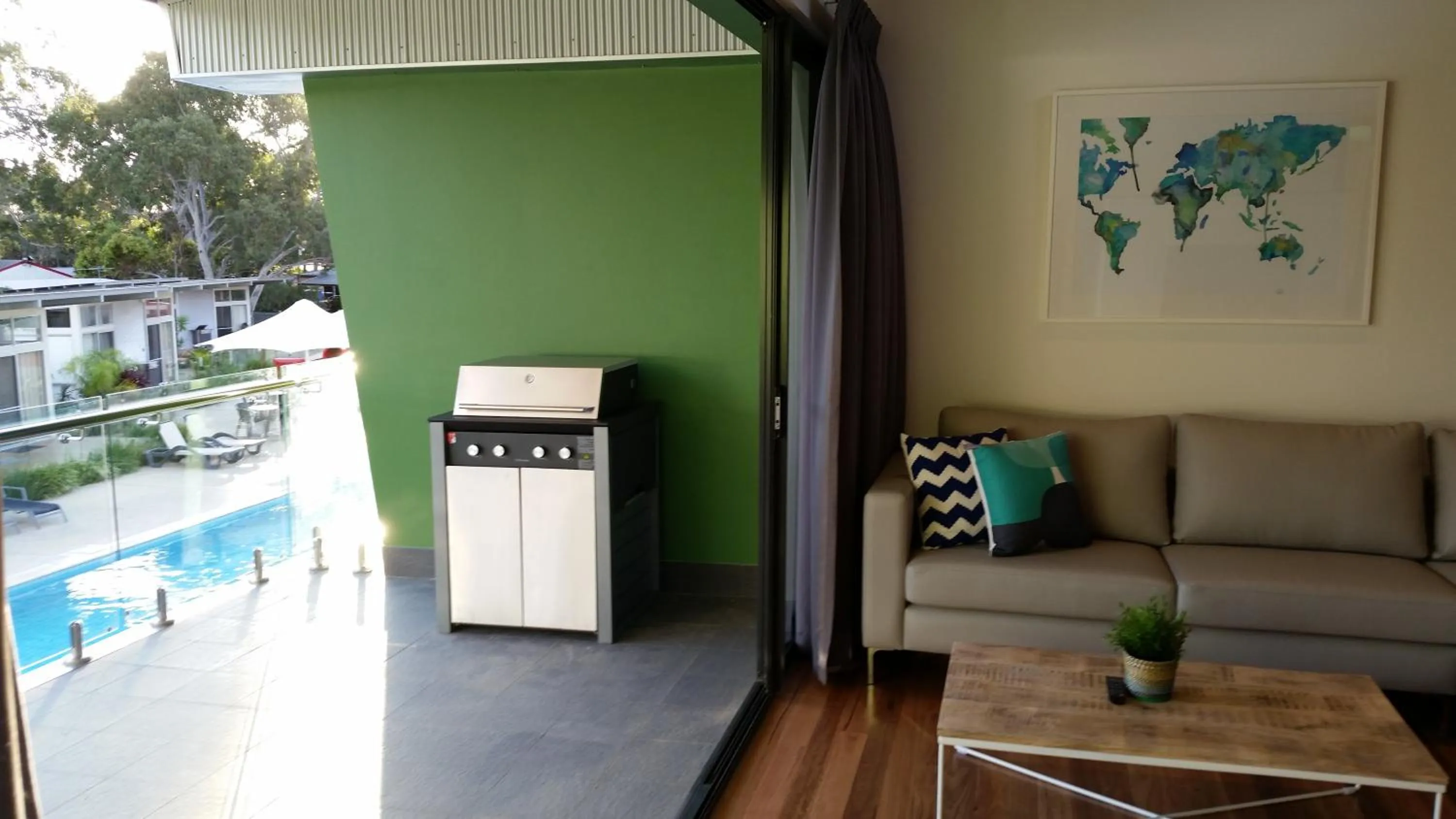 Balcony/Terrace in Marion Holiday Park