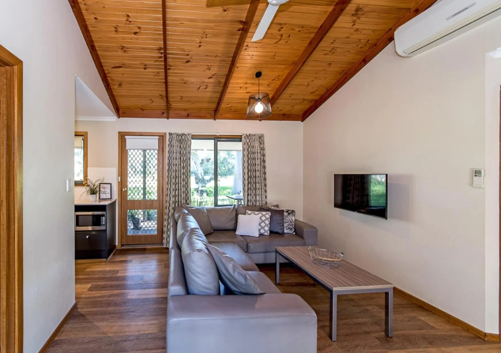 Living room in Marion Holiday Park