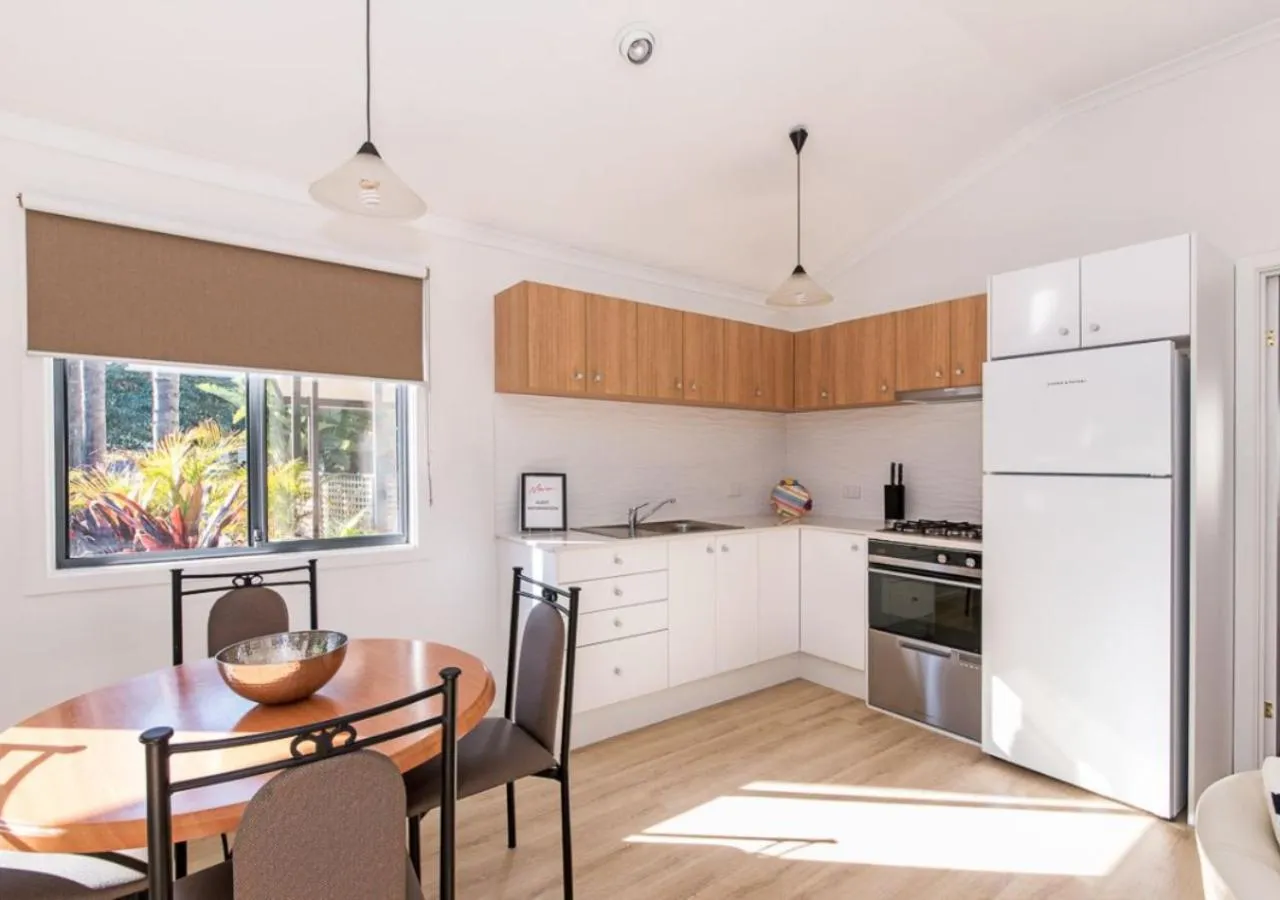 Kitchen or kitchenette in Marion Holiday Park