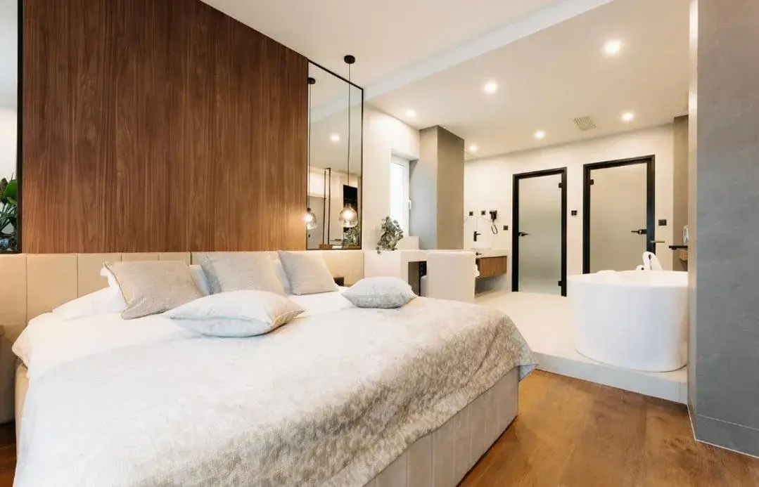 Bed in Hotel Fanat Bed in Hotel Fanat