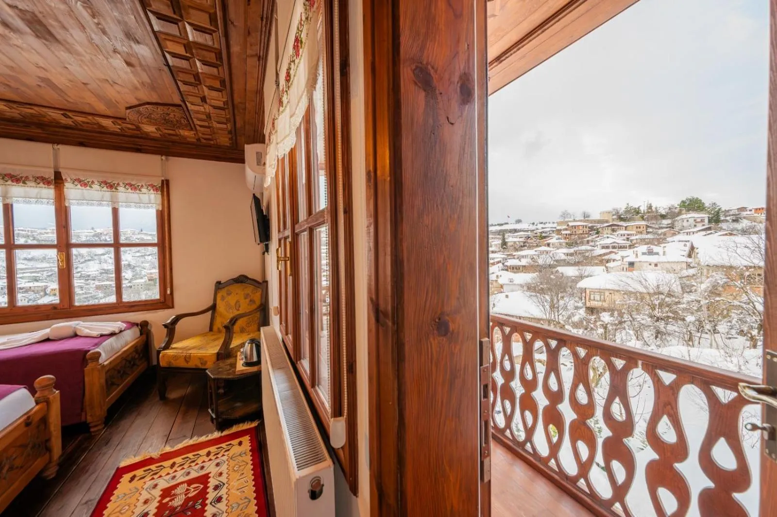Natural landscape, Bed in Manzara Konak Otel