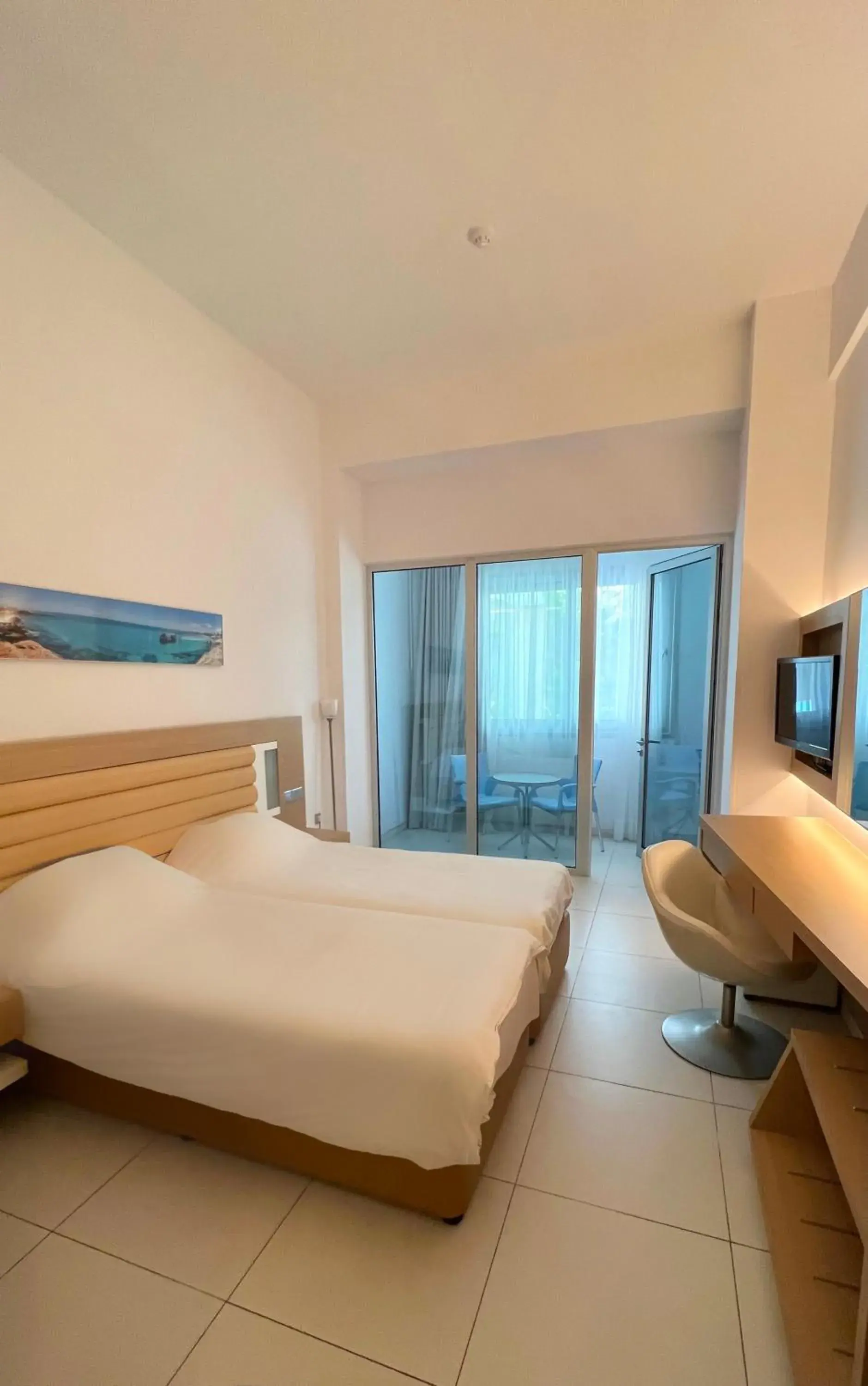 Bed in Vrissaki Beach Hotel Bed in Vrissaki Beach Hotel