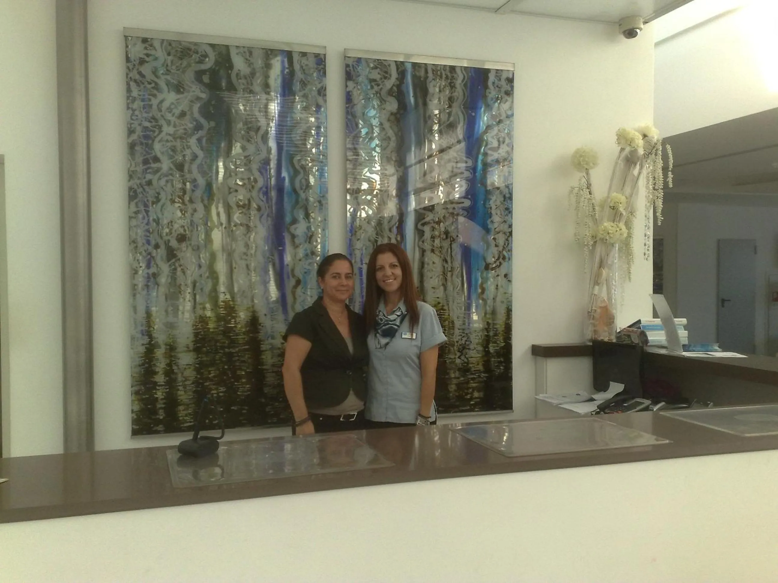 Staff in Vrissaki Beach Hotel