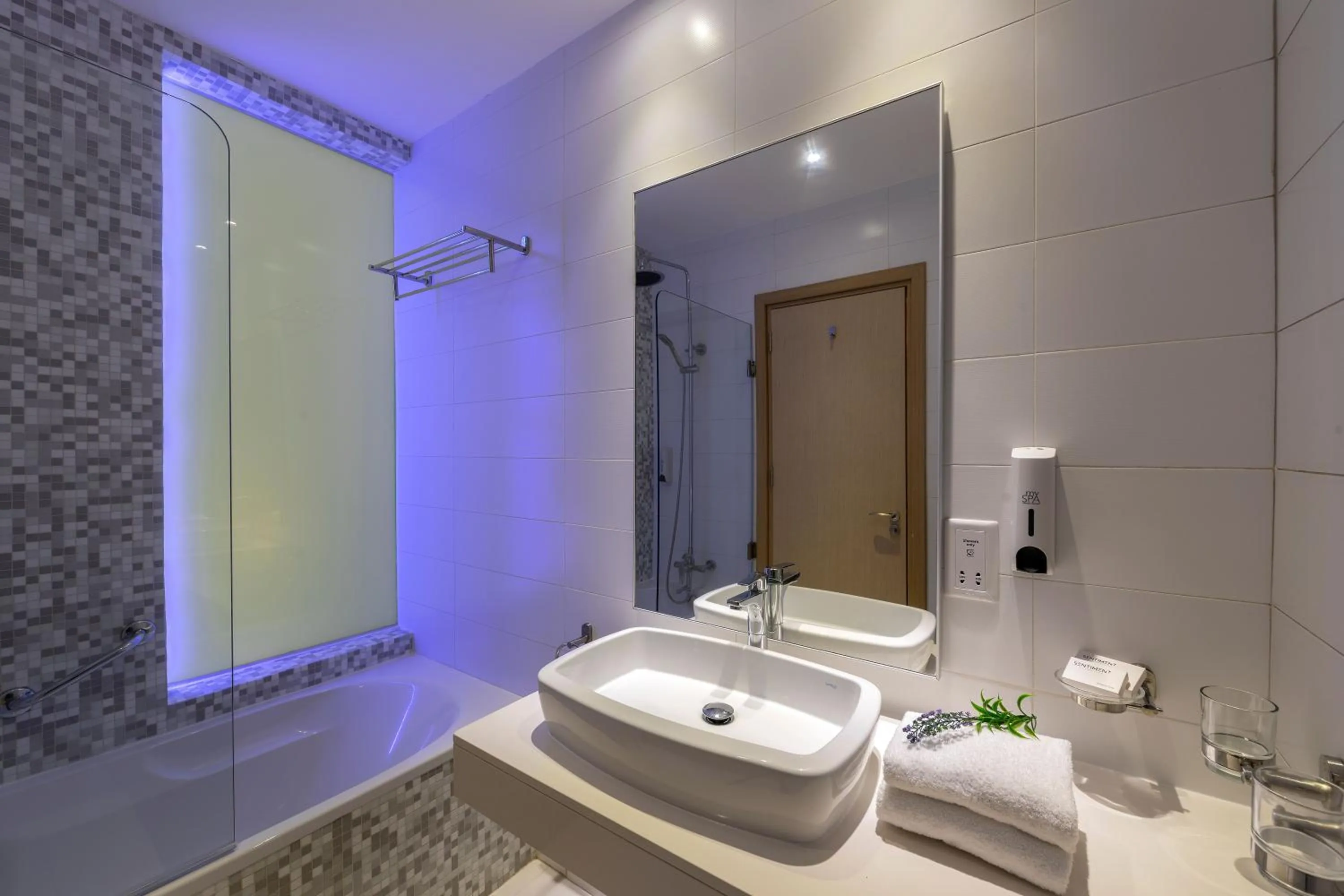 Bathroom in Vrissaki Beach Hotel