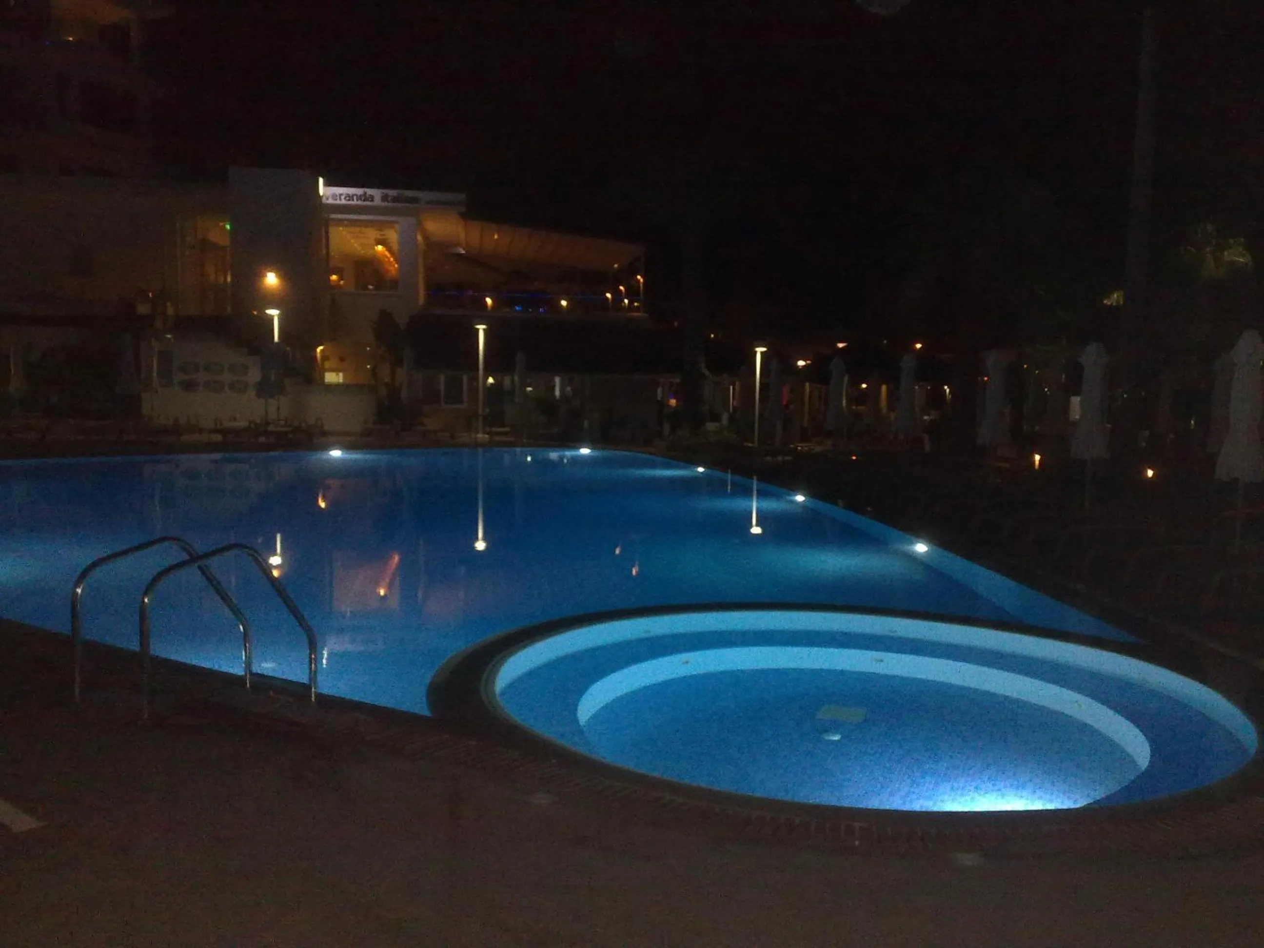 Night in Vrissaki Beach Hotel