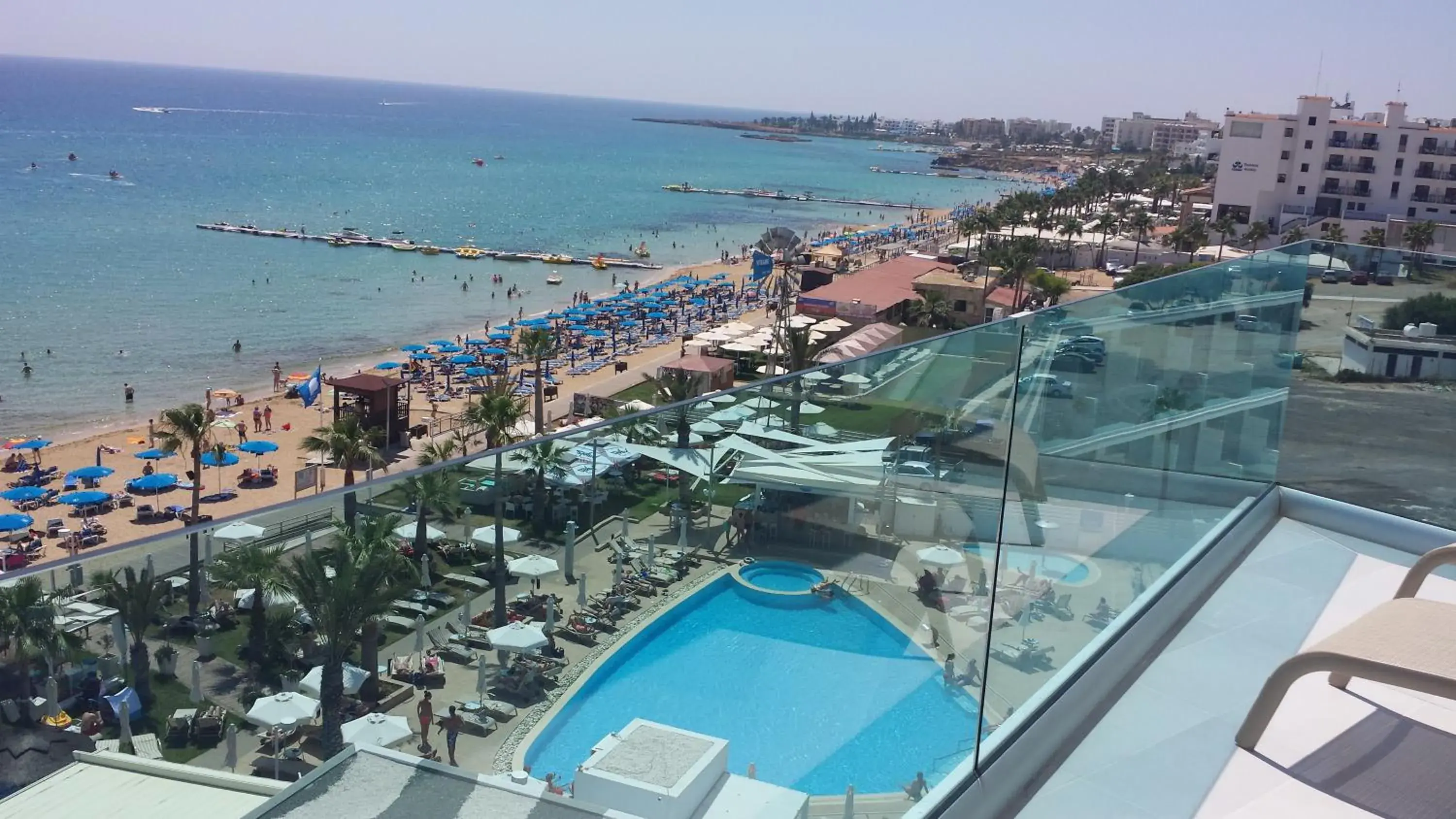 Bird's eye view in Vrissaki Beach Hotel Bird's eye view in Vrissaki Beach Hotel