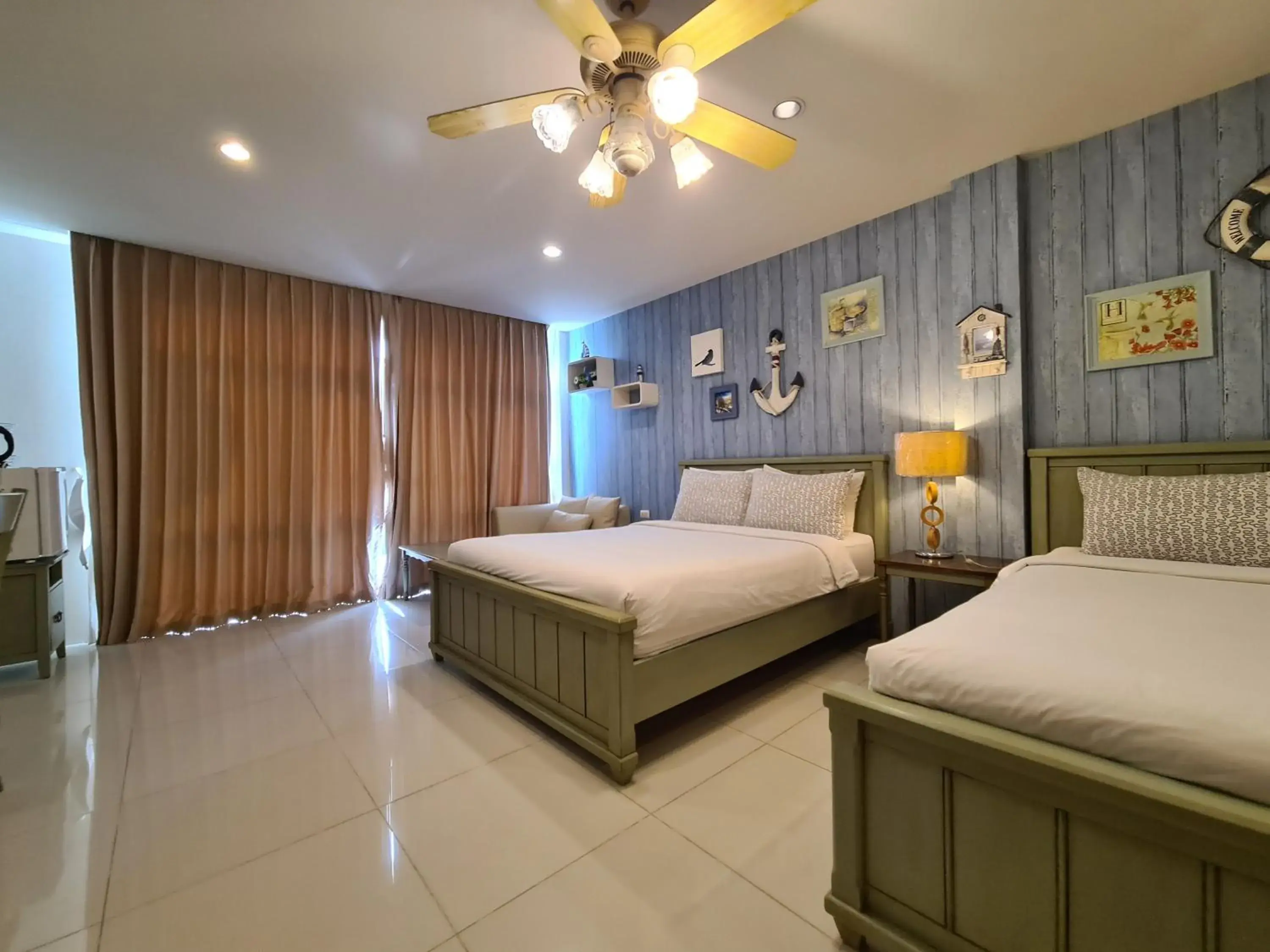 Bed in Vanilla Summer Inn Bed in Vanilla Summer Inn