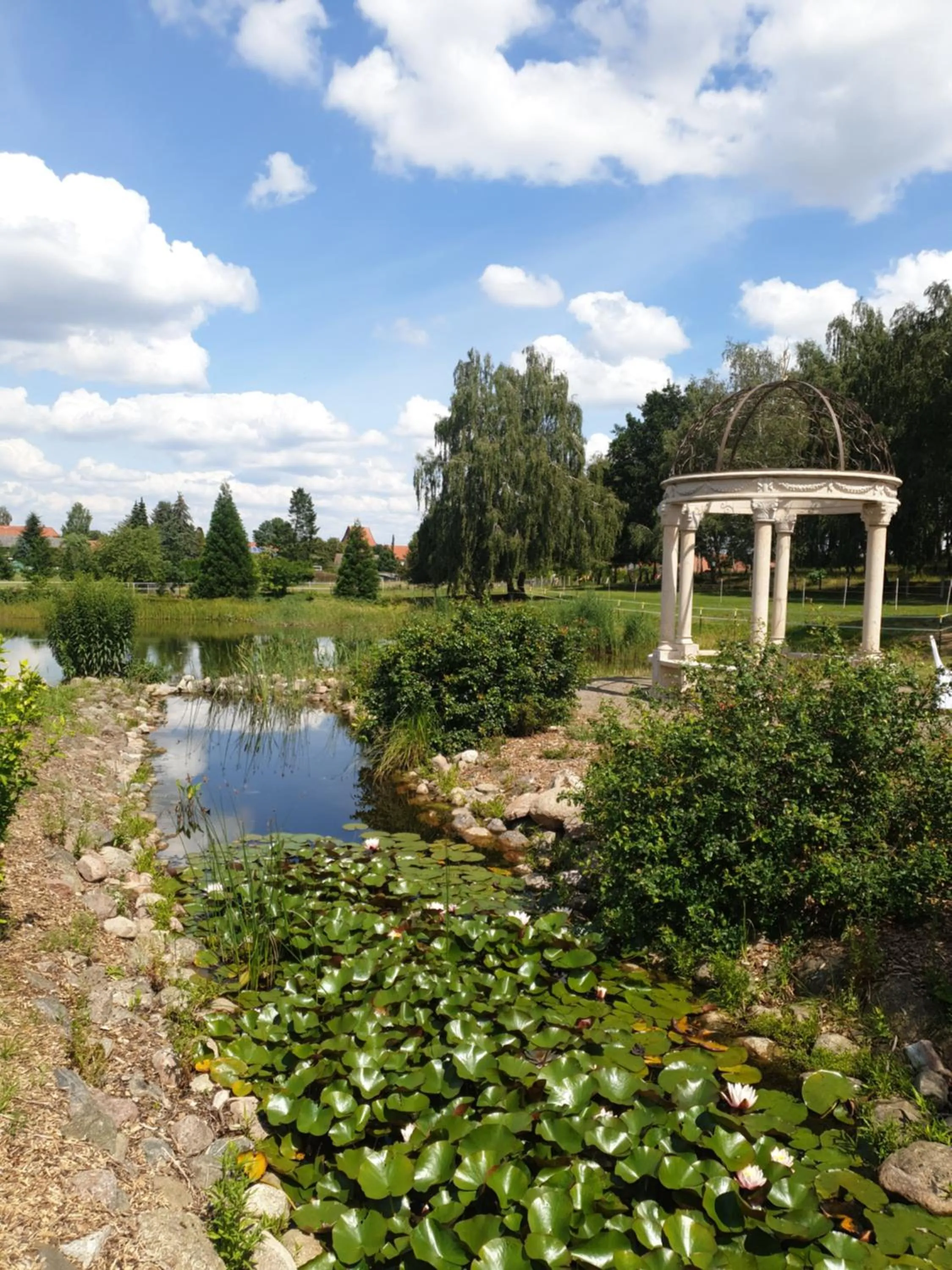 Patio in Kur-& Landhotel Borstel - Treff