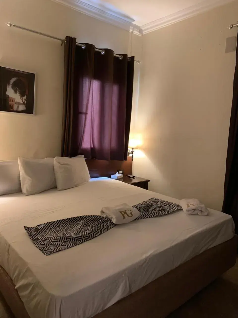 Bed in Montana Hotel Bed in Montana Hotel