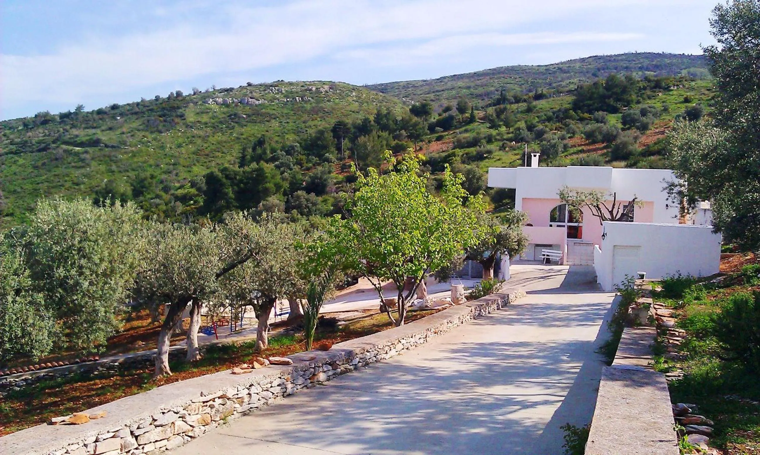 Natural landscape in Villa Konaki