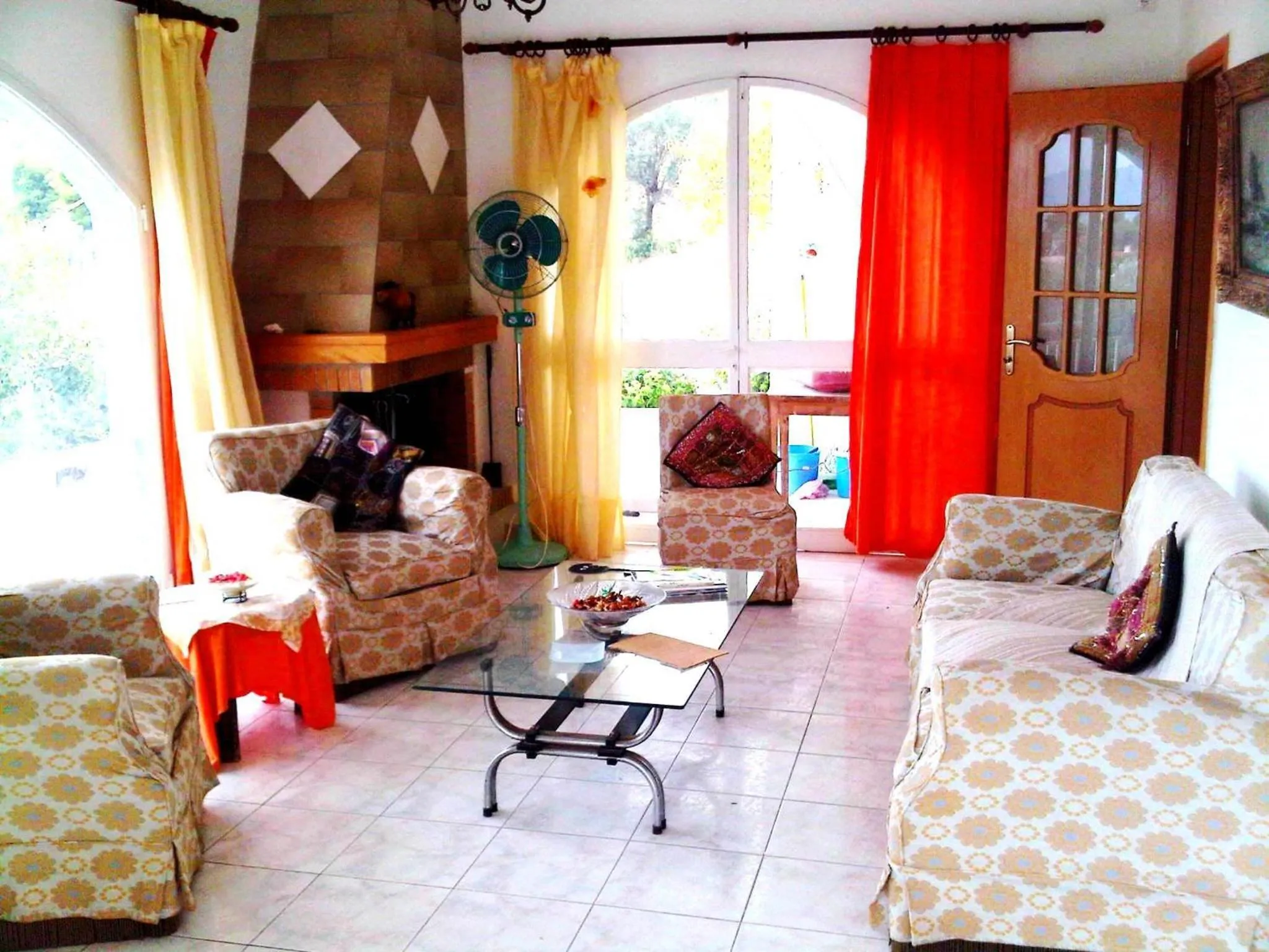 Living room in Villa Konaki