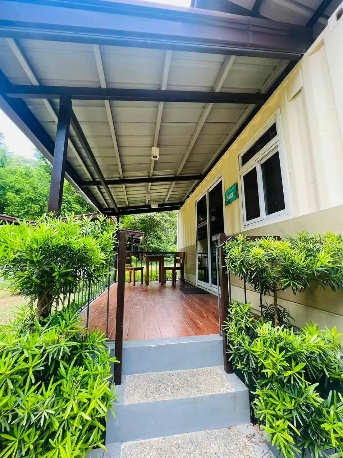 Garden view in Samba Bluewater Resort Garden view in Samba Bluewater Resort