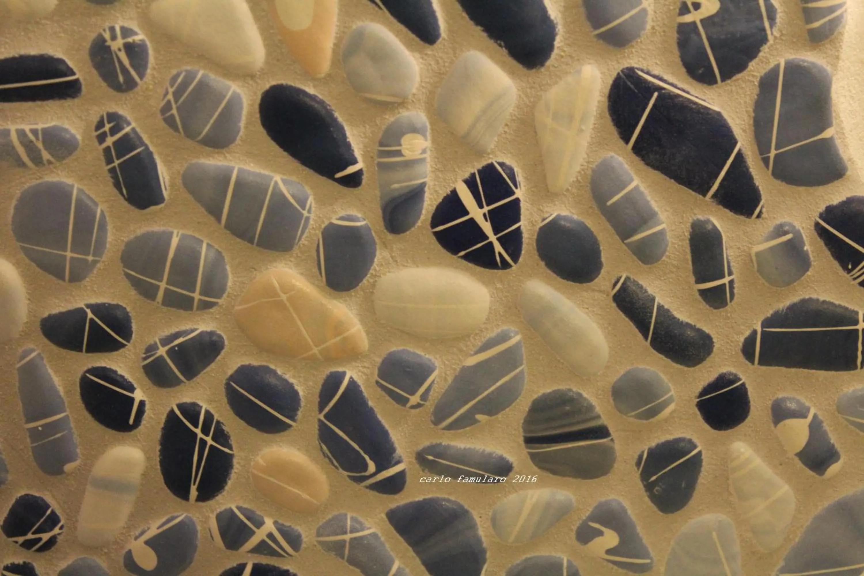 Decorative detail in Villa Apollo B&B