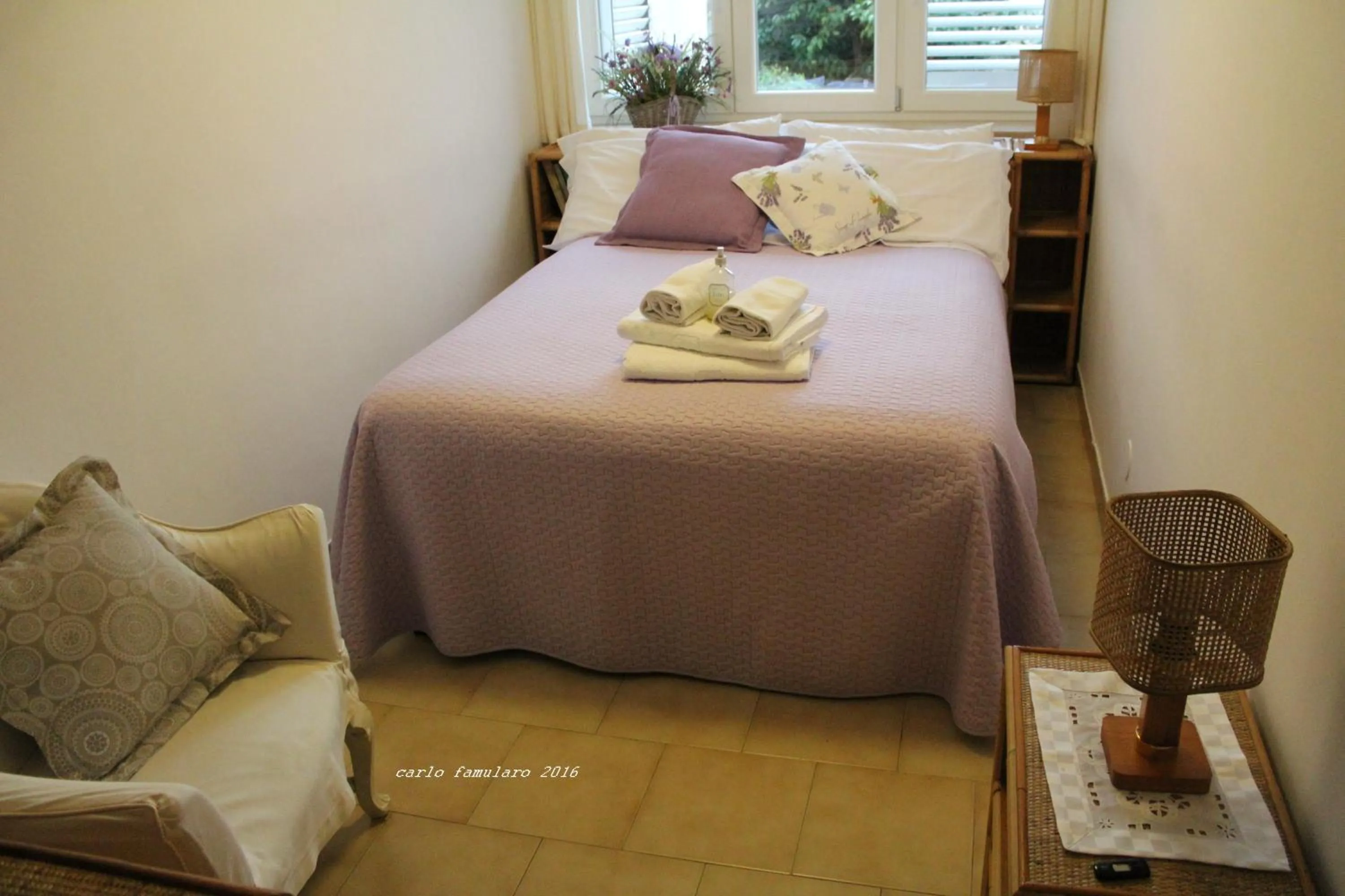 Bed in Villa Apollo B&B