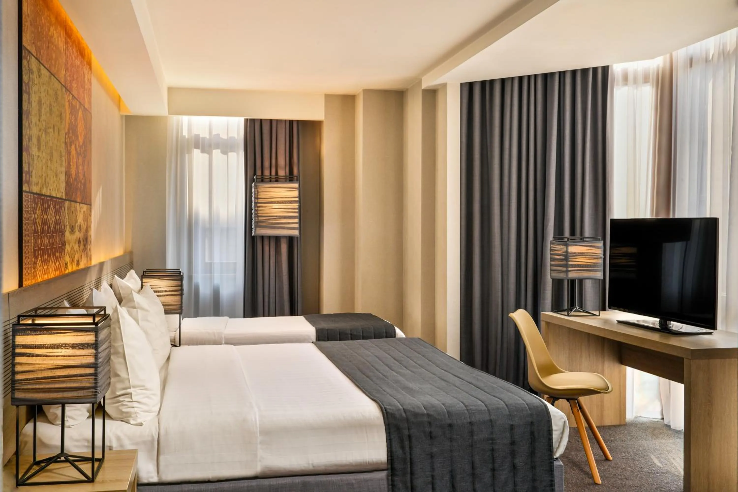 Bed in Republica Hotel Yerevan