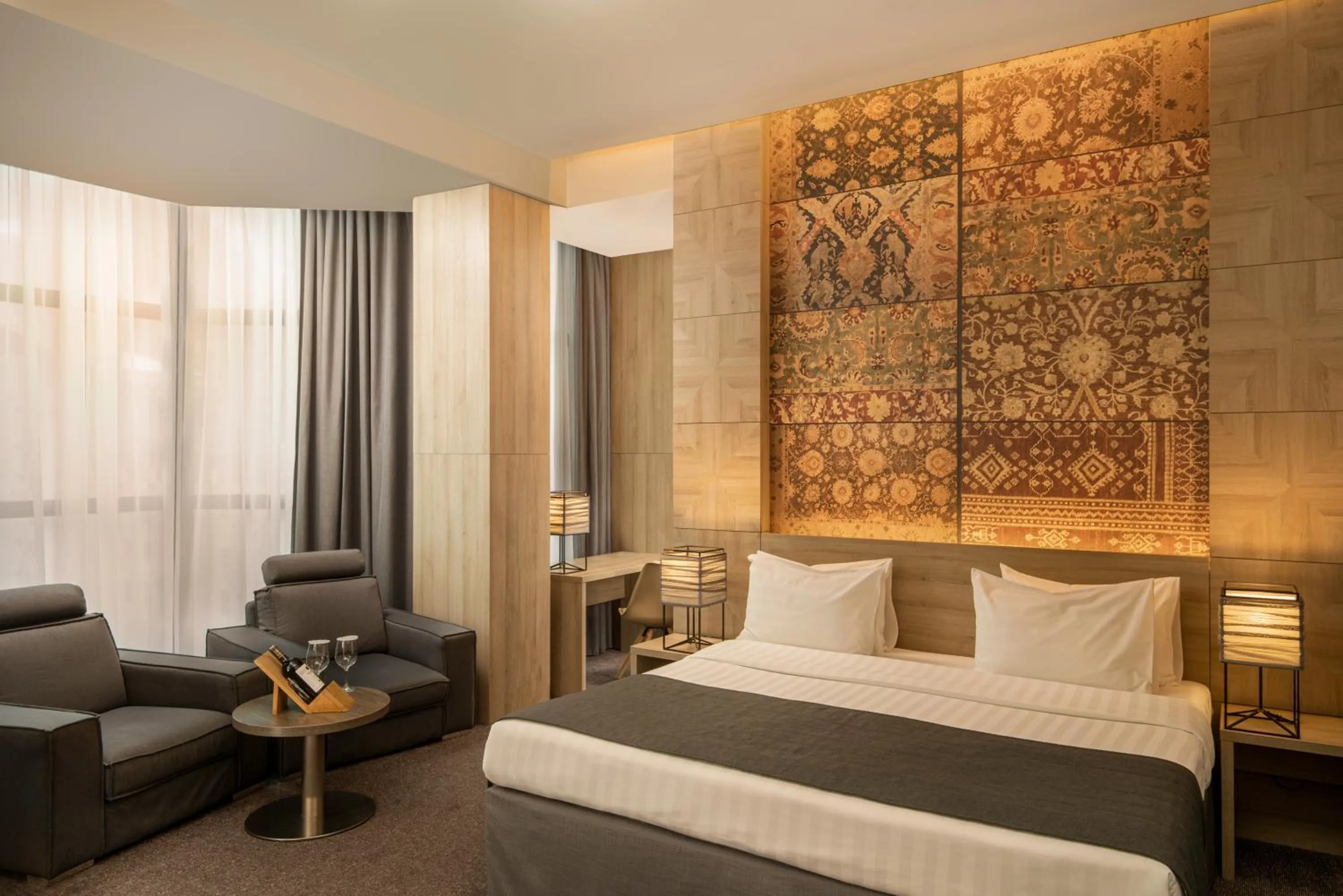 Bed in Republica Hotel Yerevan