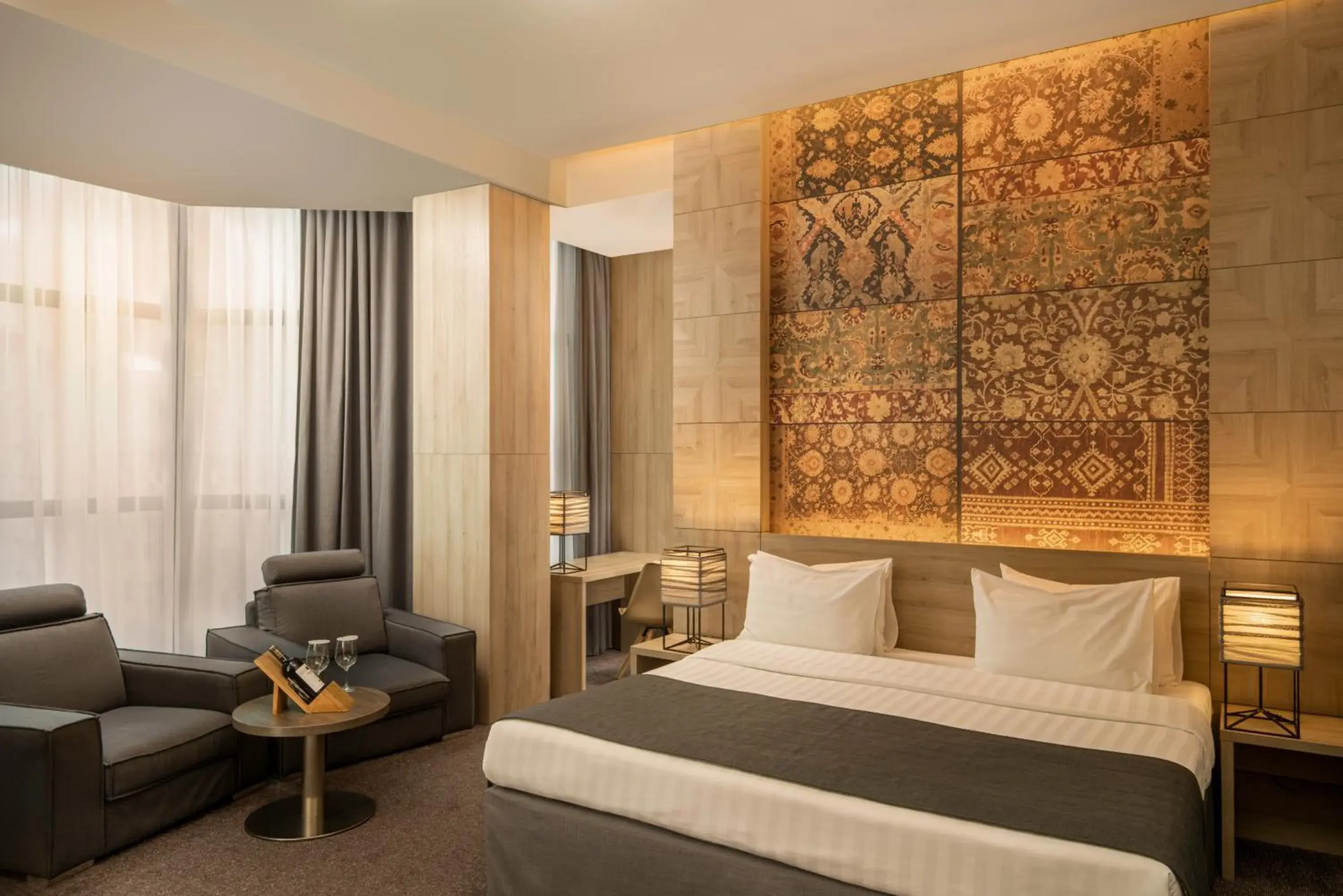 Bed in Republica Hotel Yerevan Bed in Republica Hotel Yerevan