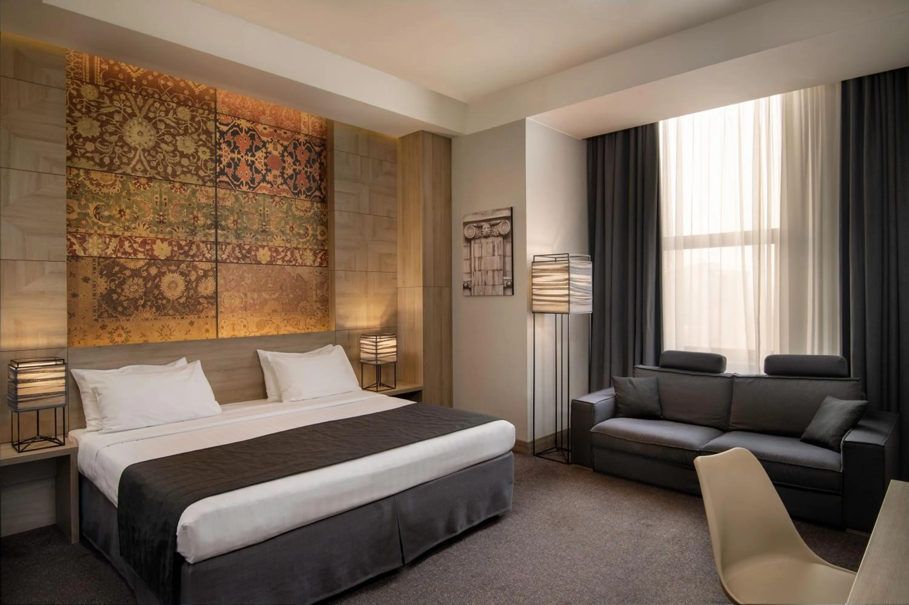 Bed in Republica Hotel Yerevan