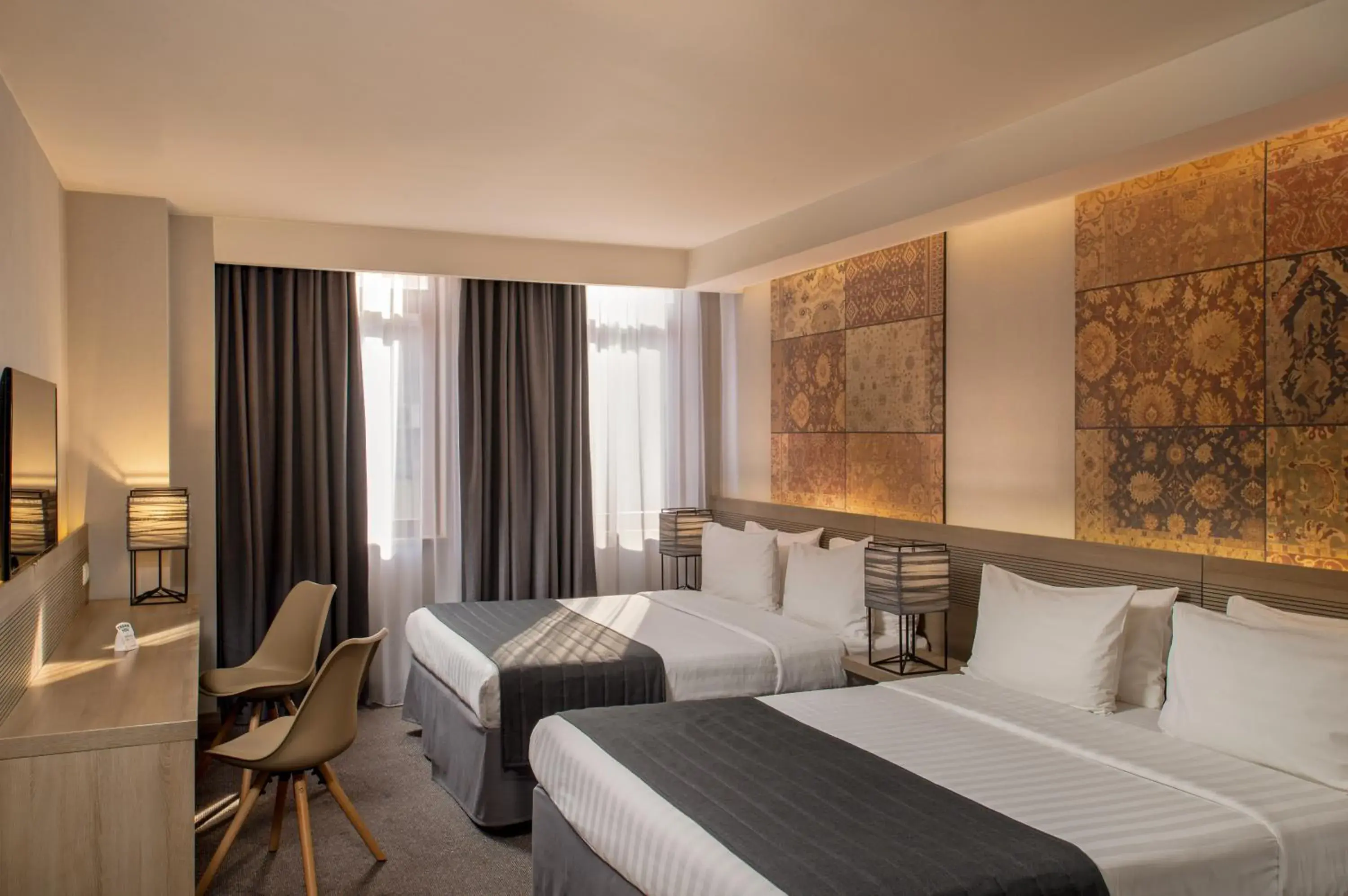 Bed in Republica Hotel Yerevan Bed in Republica Hotel Yerevan