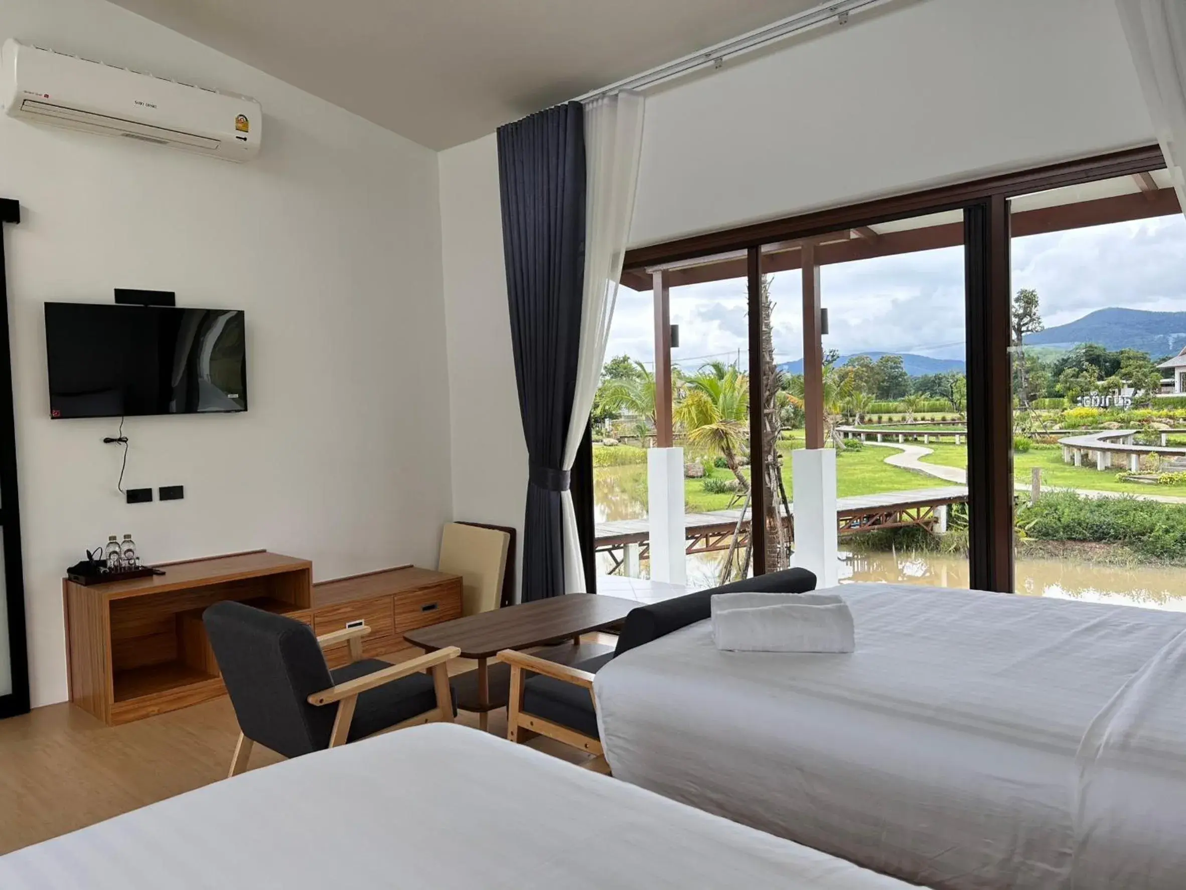 View (from property/room), Bed in Sumator Resort Chiangrai สูมาเต๊อะ รีสอร์ท เชียงราย View (from property/room), Bed in Sumator Resort Chiangrai สูมาเต๊อะ รีสอร์ท เชียงราย