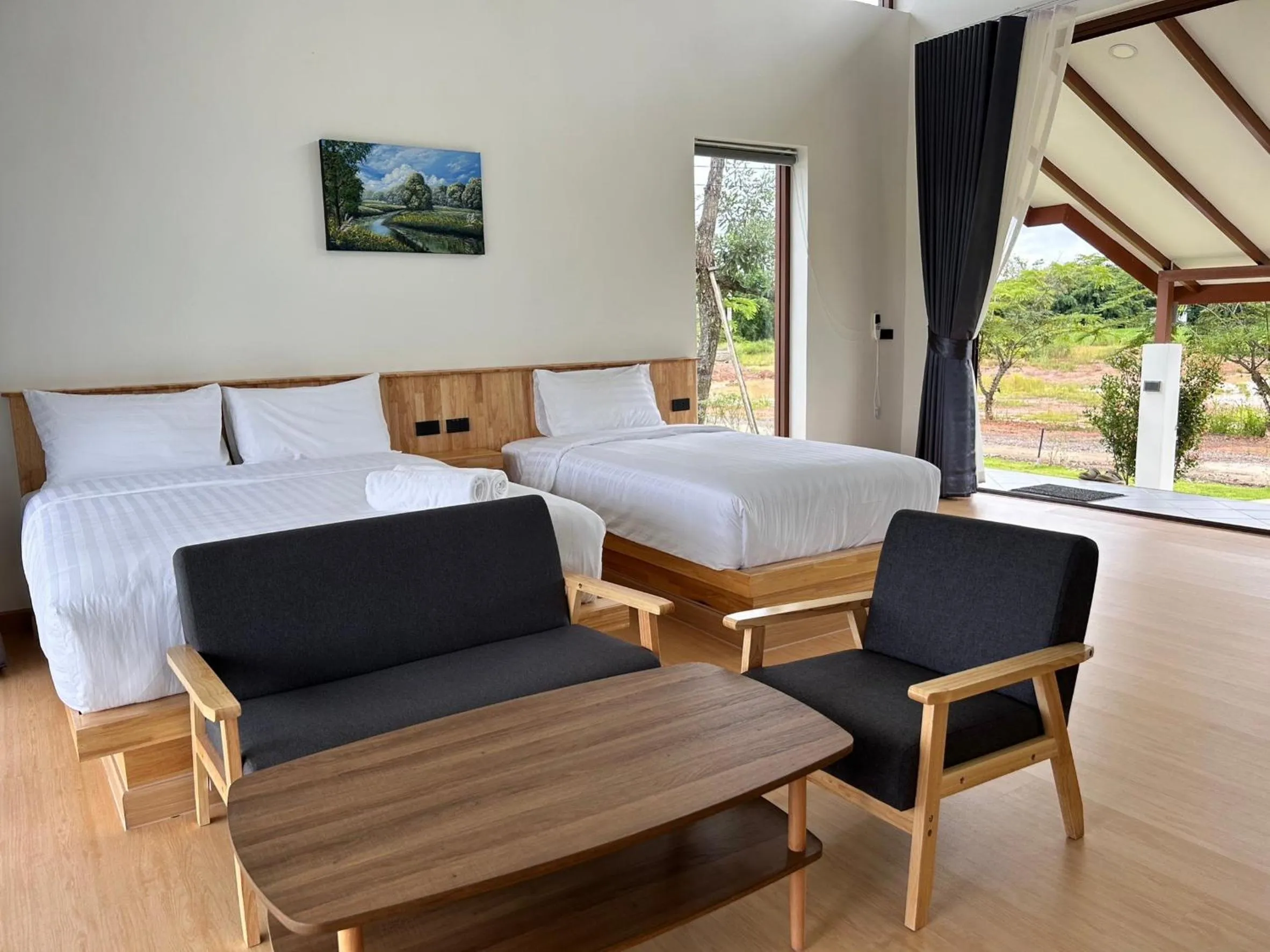 Bed in Sumator Resort Chiangrai สูมาเต๊อะ รีสอร์ท เชียงราย