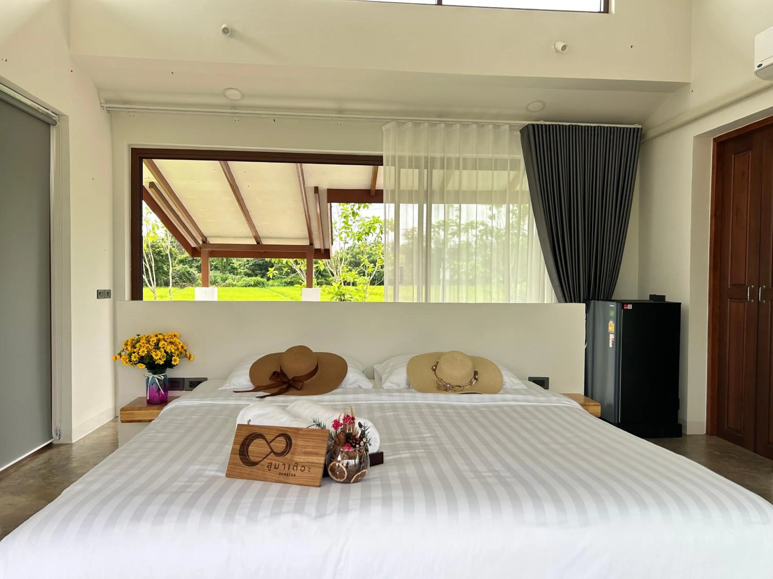 Bed in Sumator Resort Chiangrai สูมาเต๊อะ รีสอร์ท เชียงราย